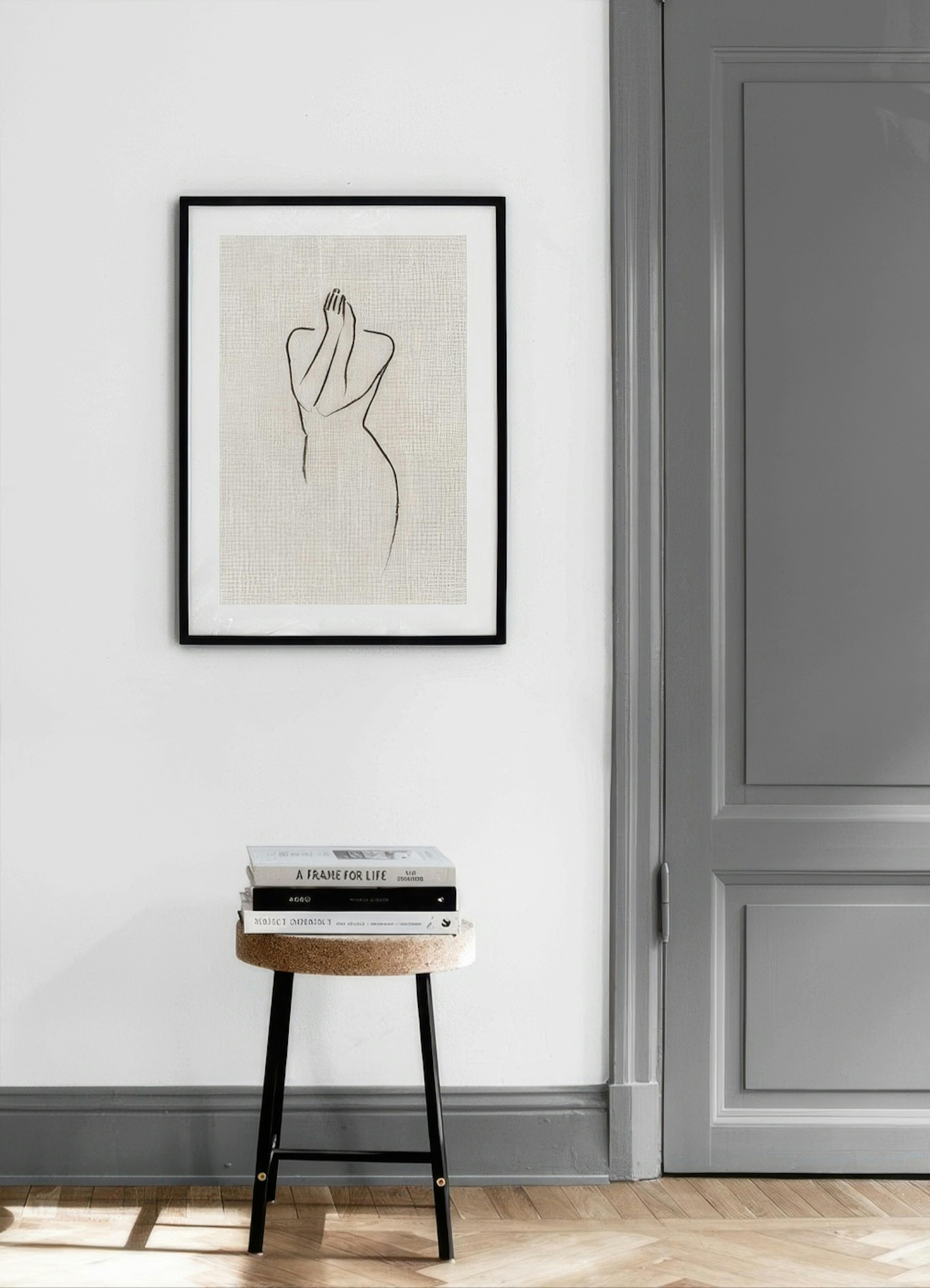 Texture Line Shoulders Poster