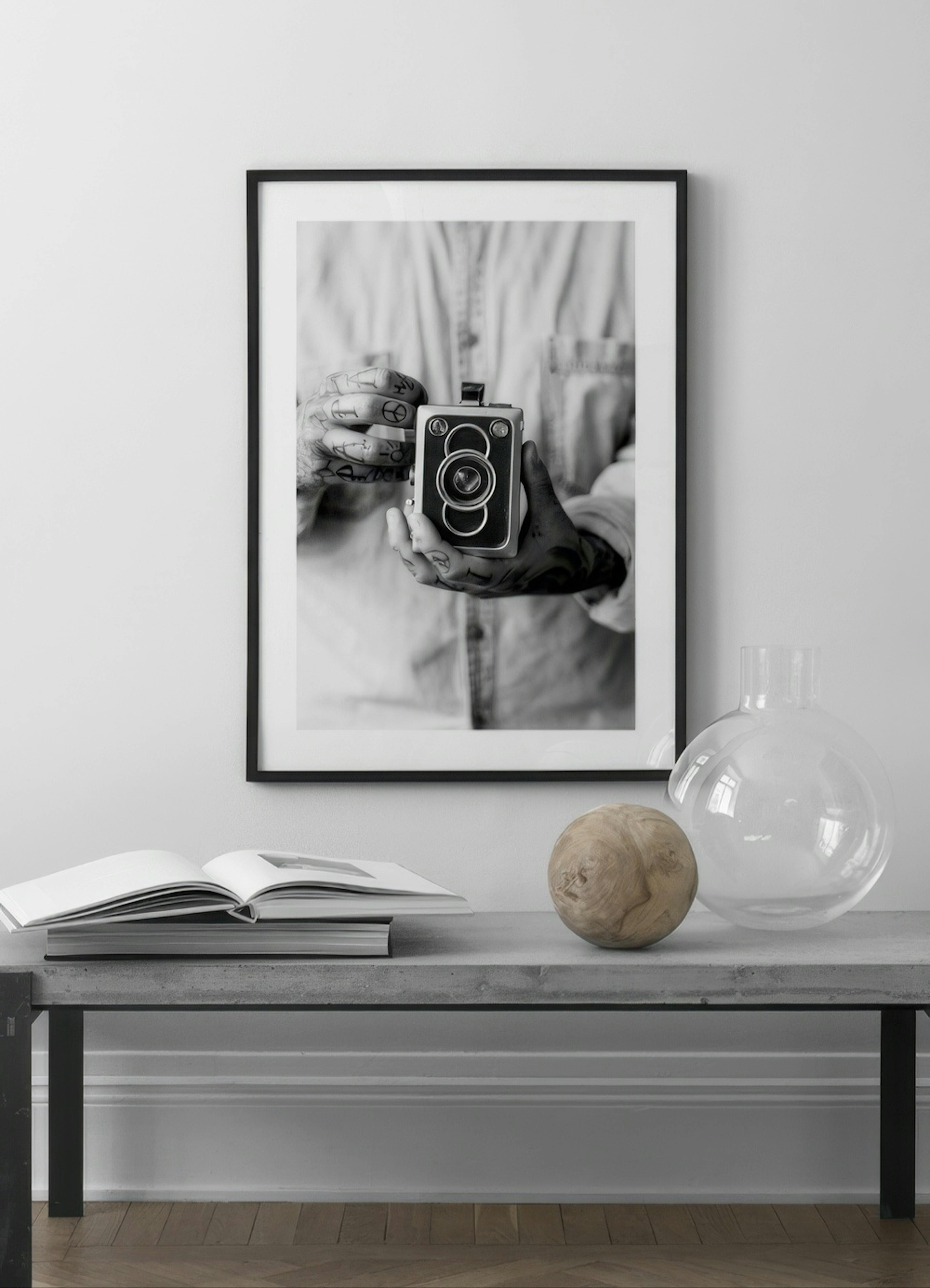 Vintage Camera Poster