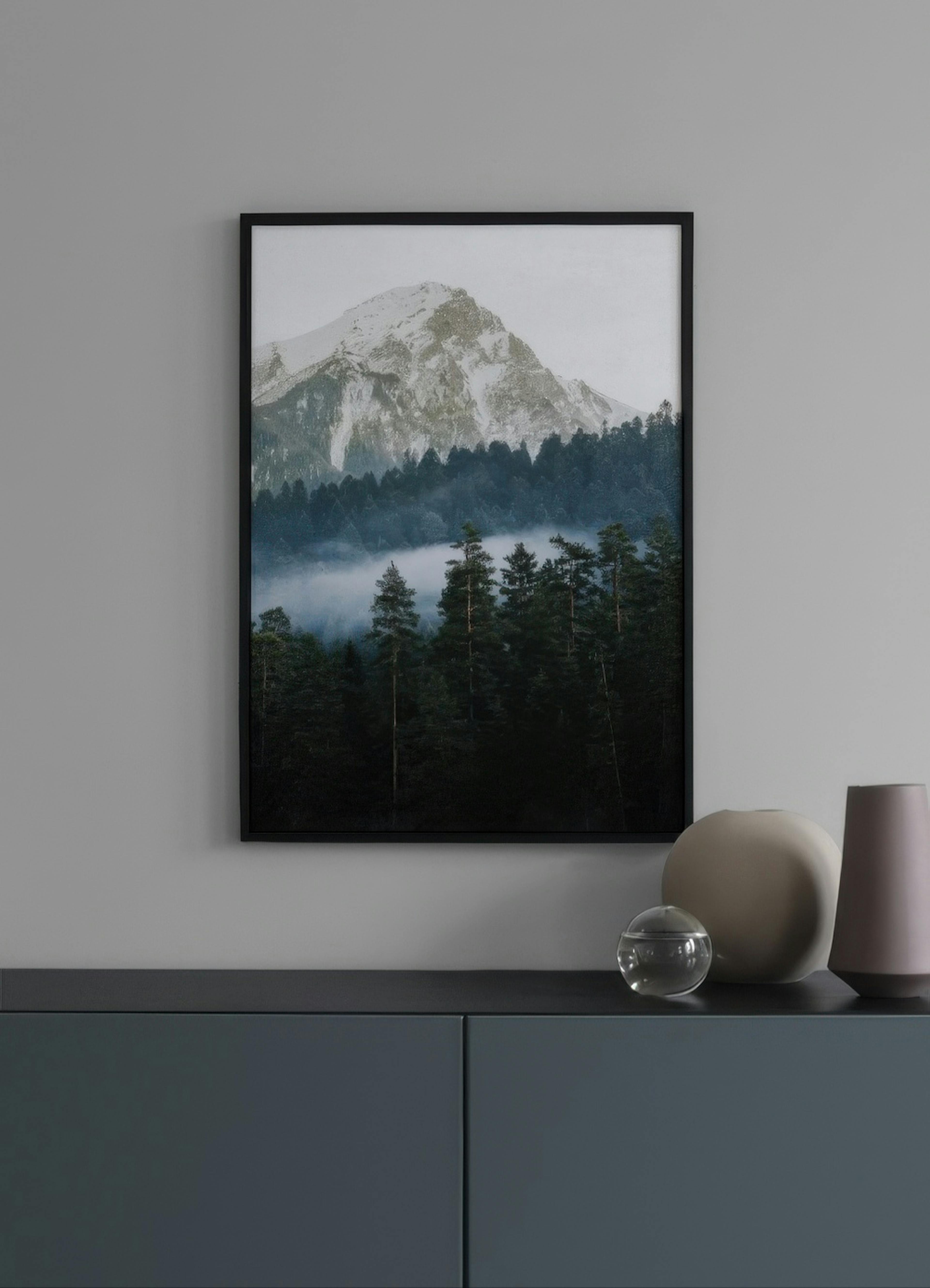 Mountain and Forest Plagát