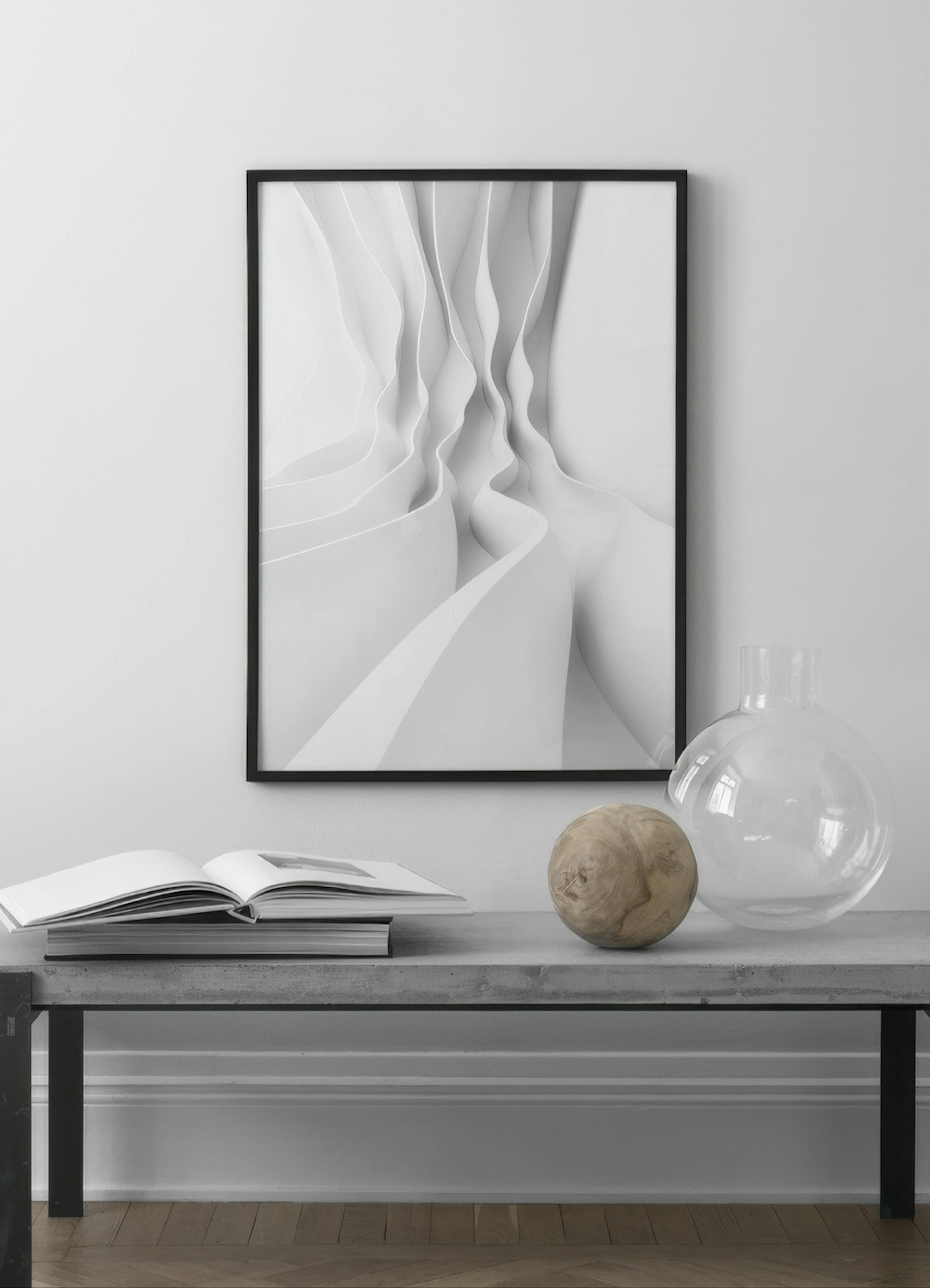 Soft Lines Poster