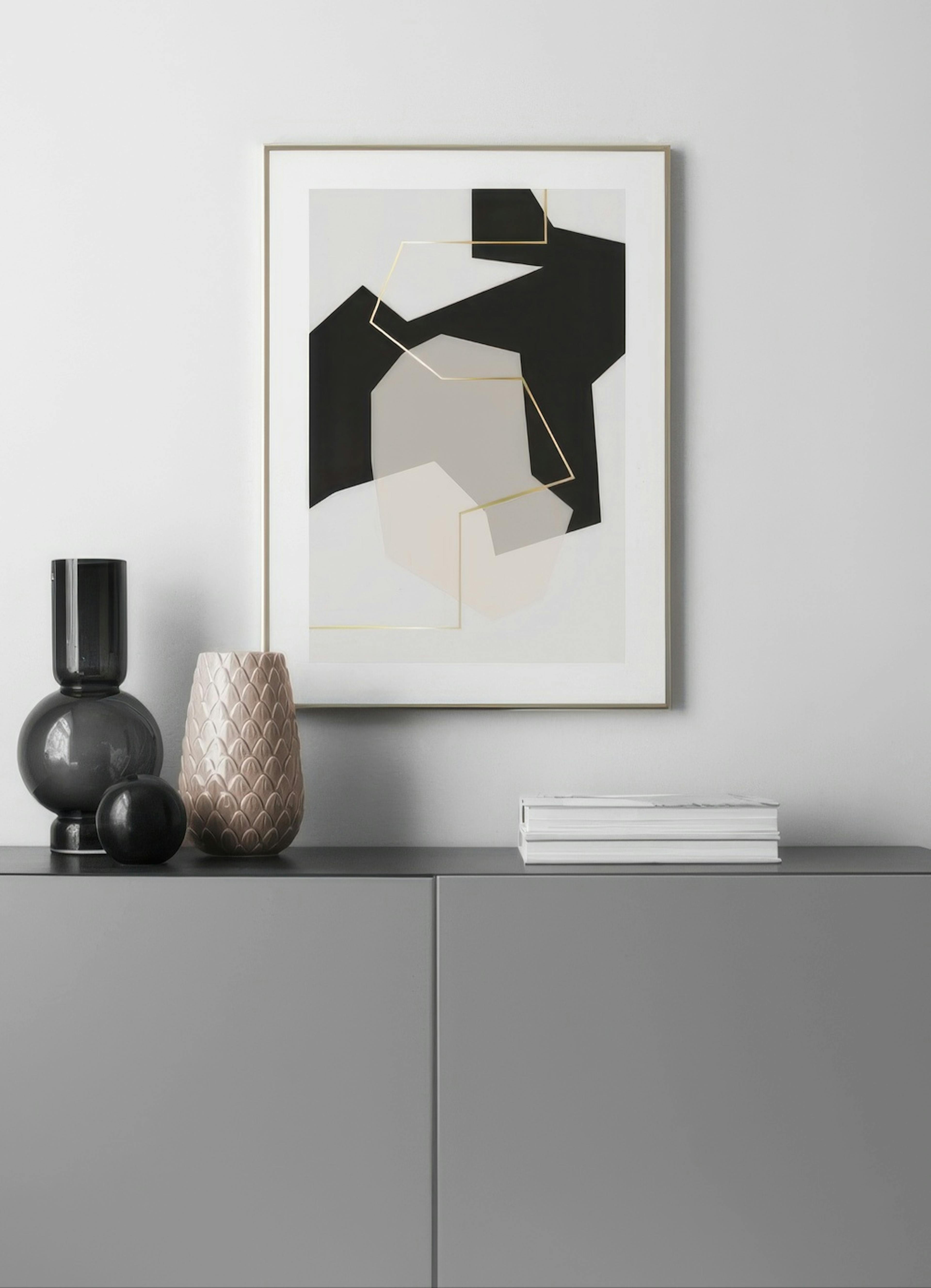 Abstract Fragments No2 Poster