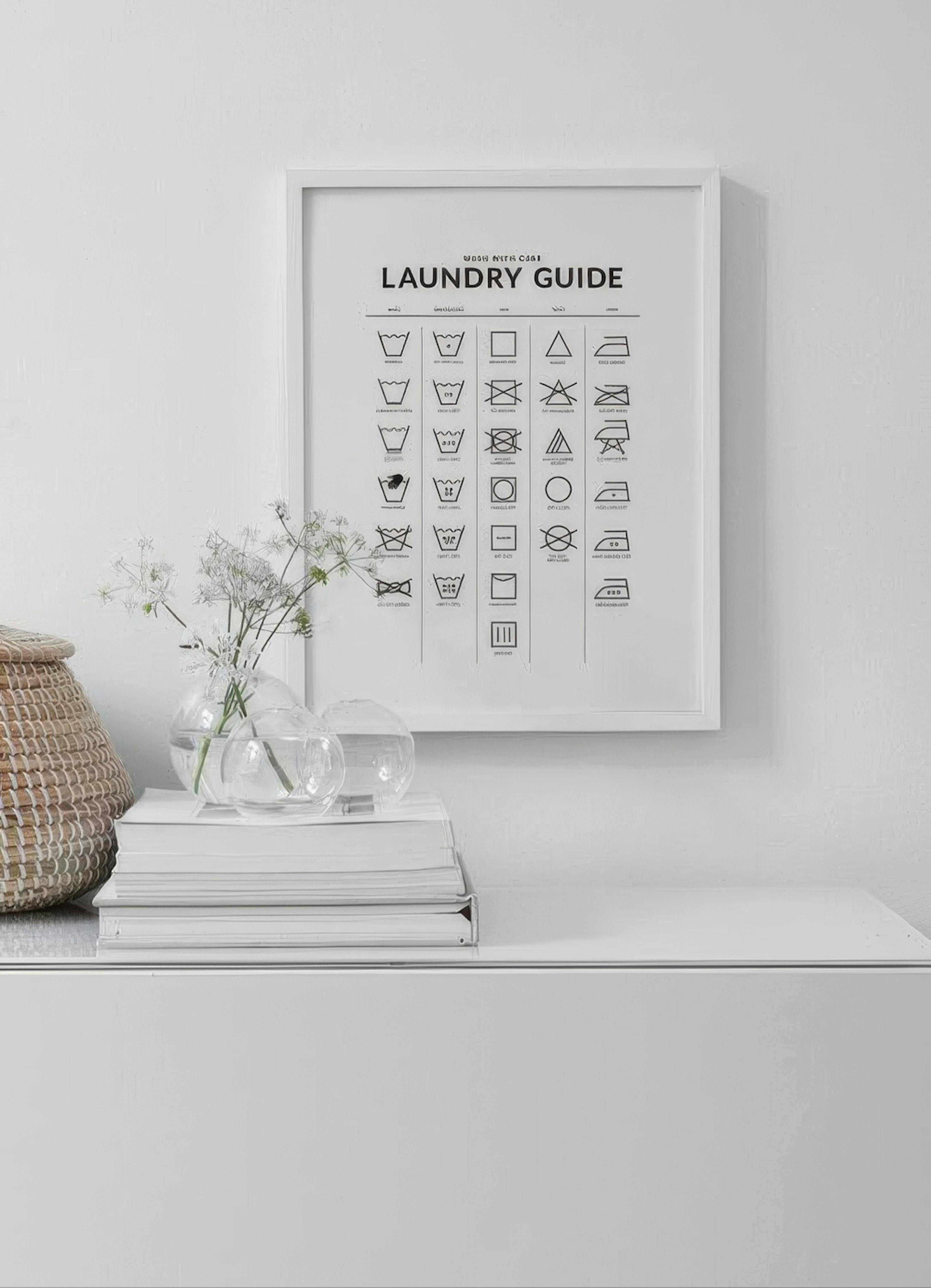 Laundry Guide Print