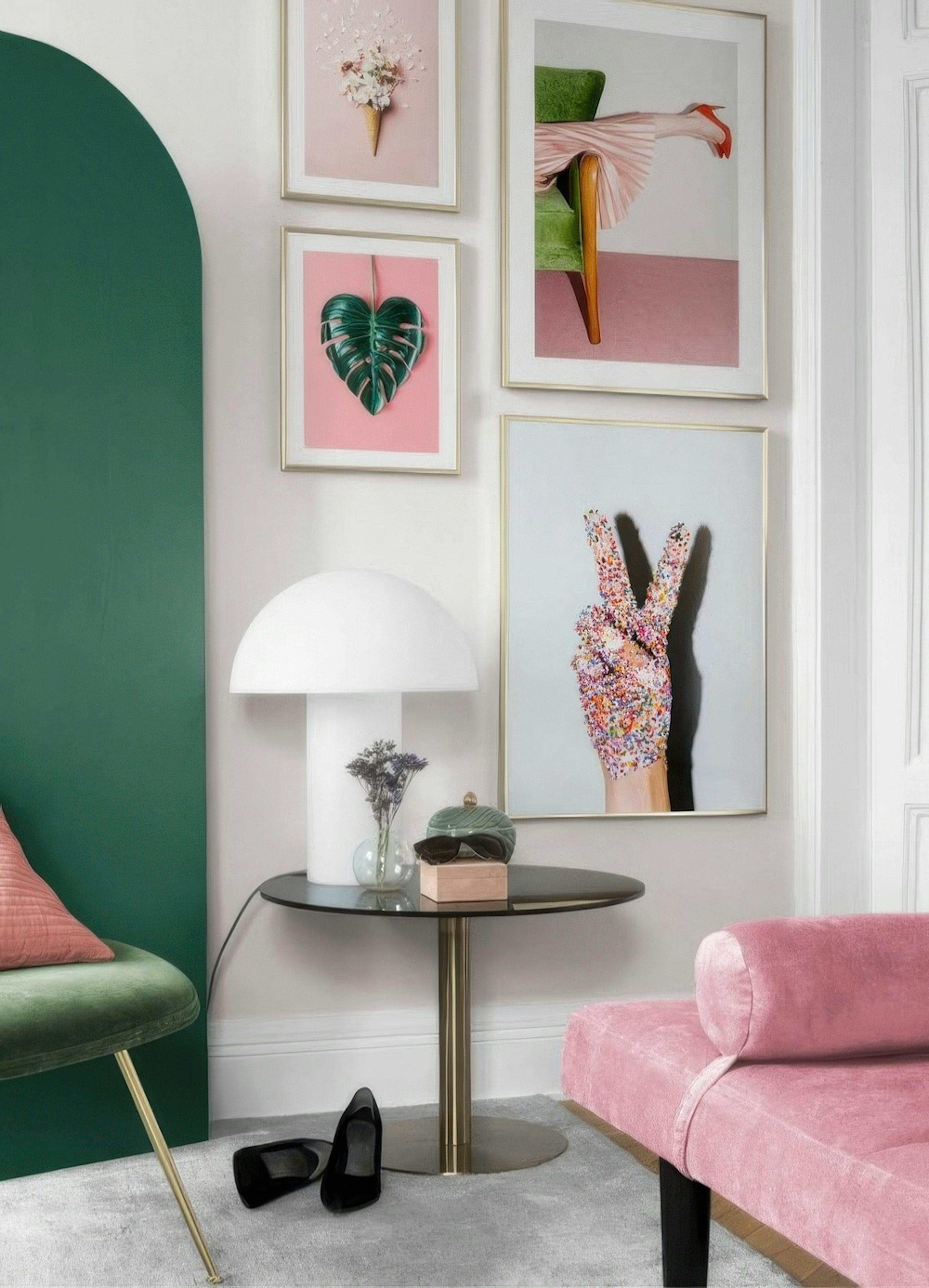 Flower Cone Pink Poster