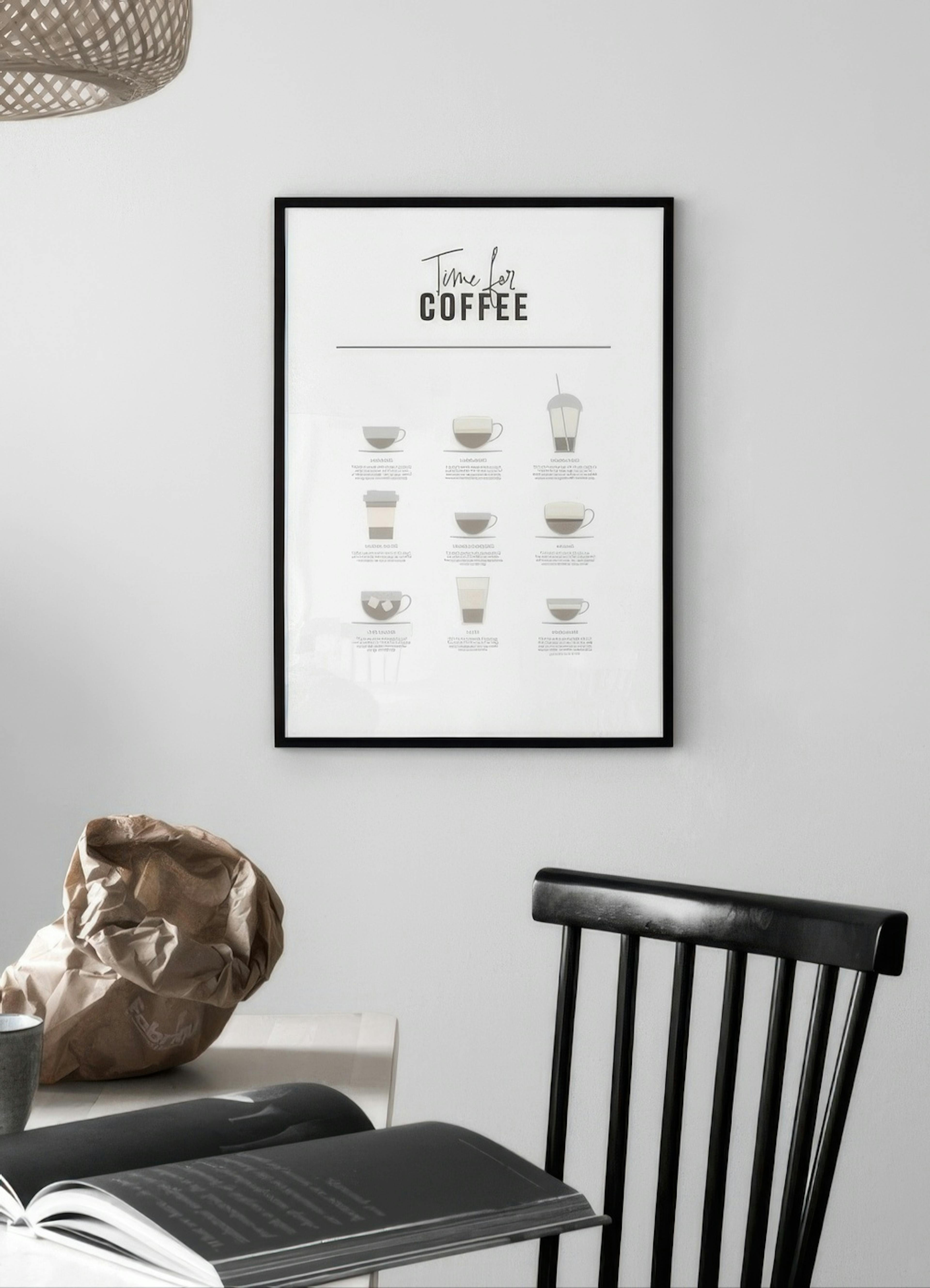Coffee Drinks Affiche