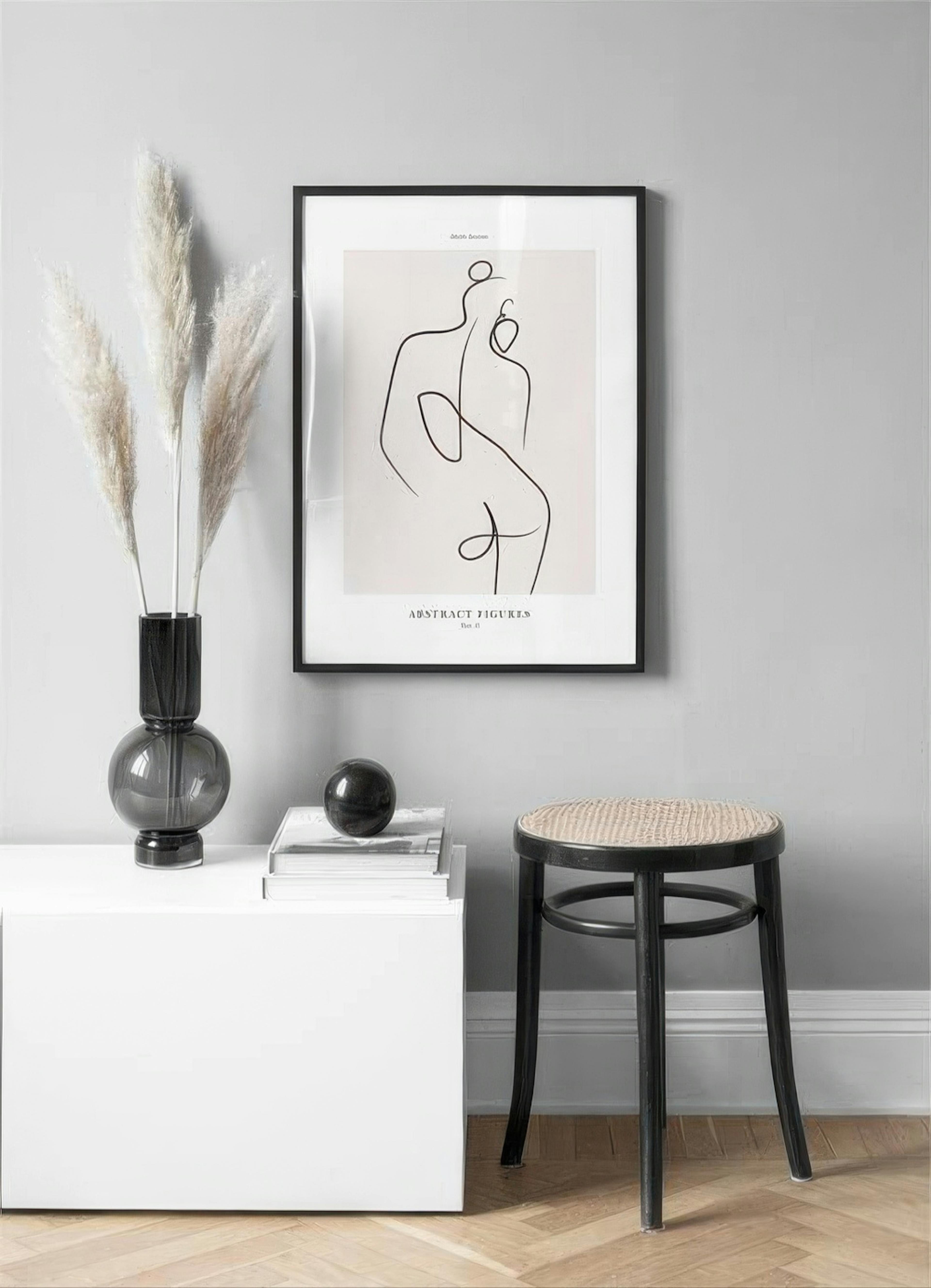 Abstract Figures No3 Juliste
