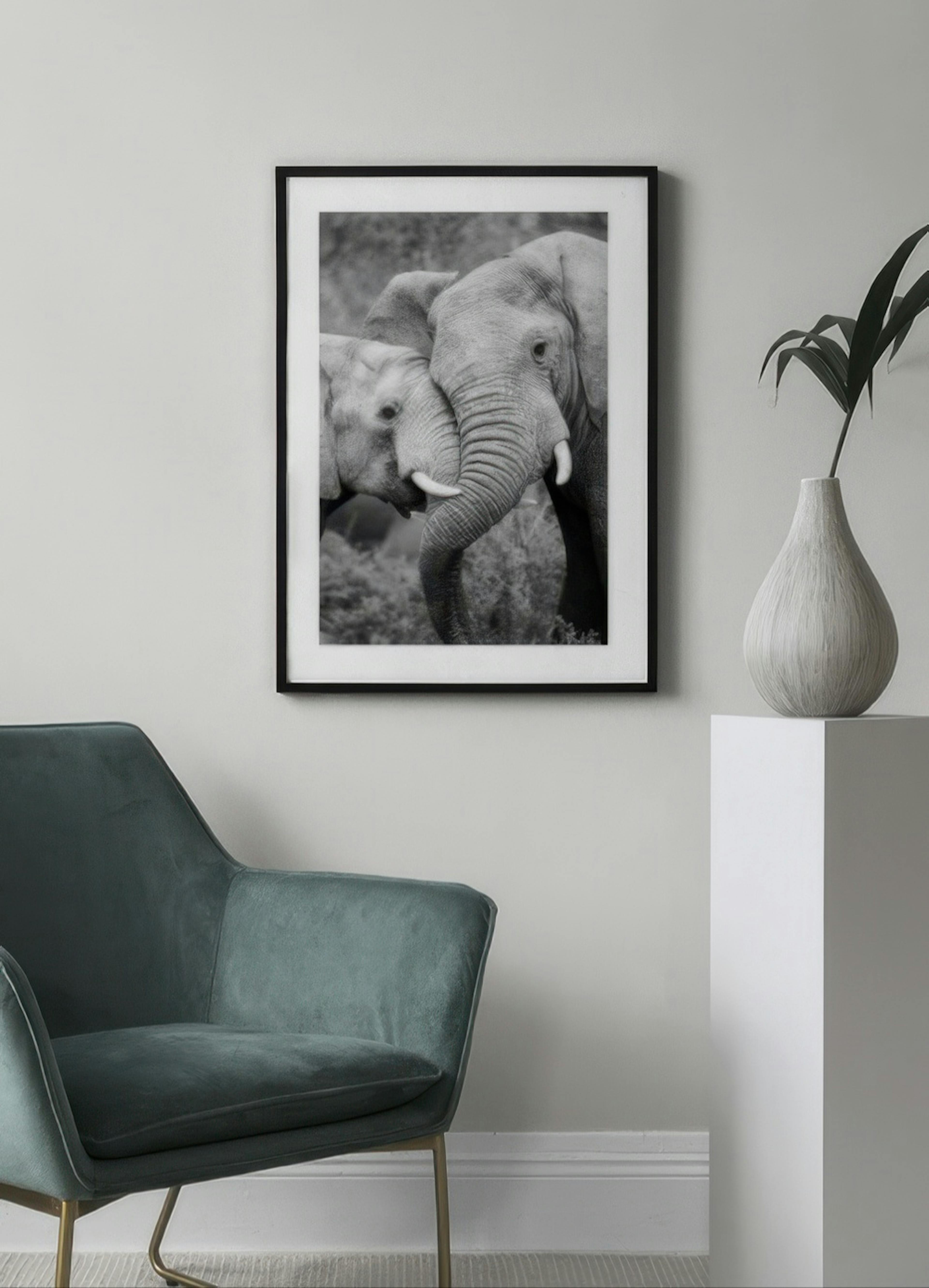 Elephant Friends Print