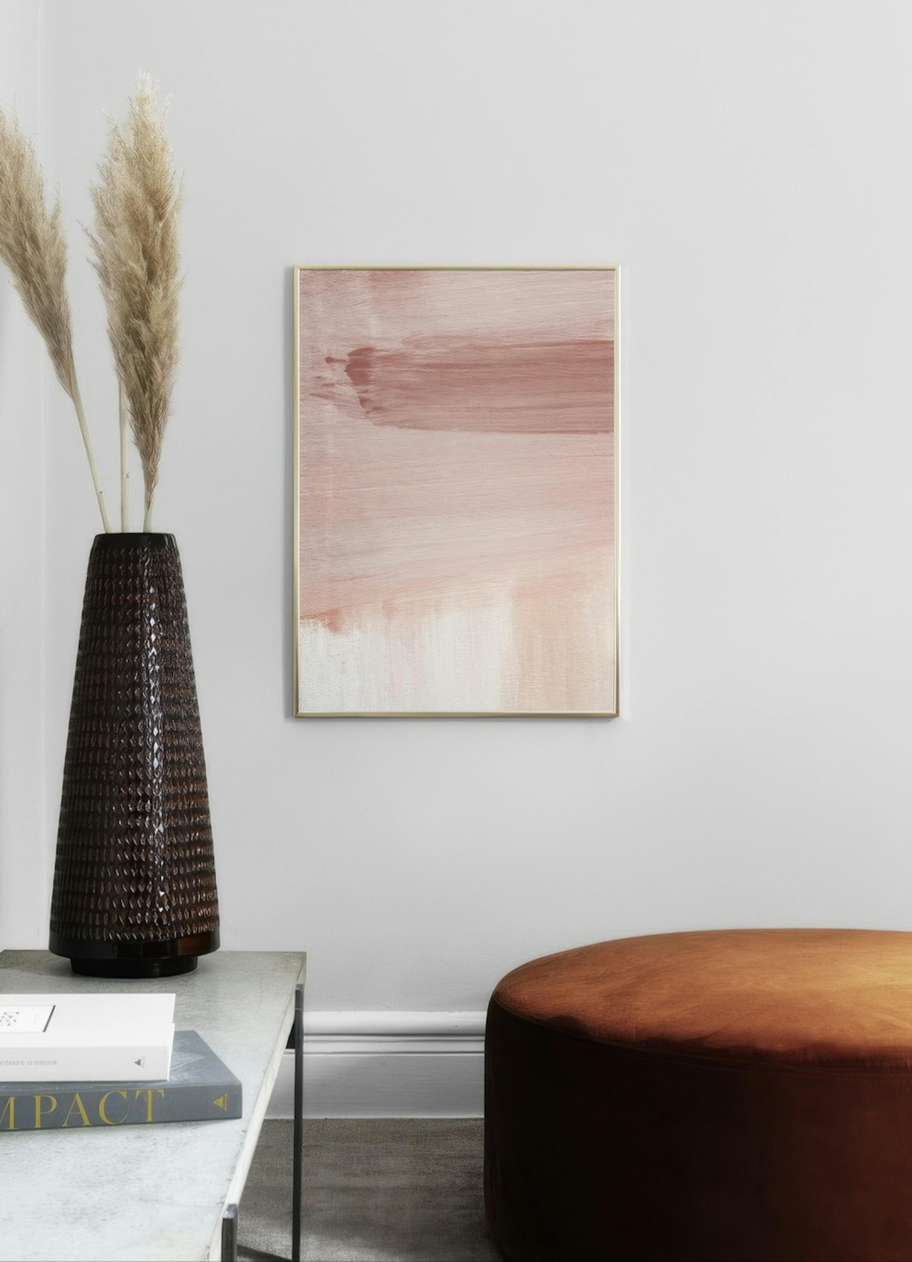 Abstract Painting Pink No1 Print