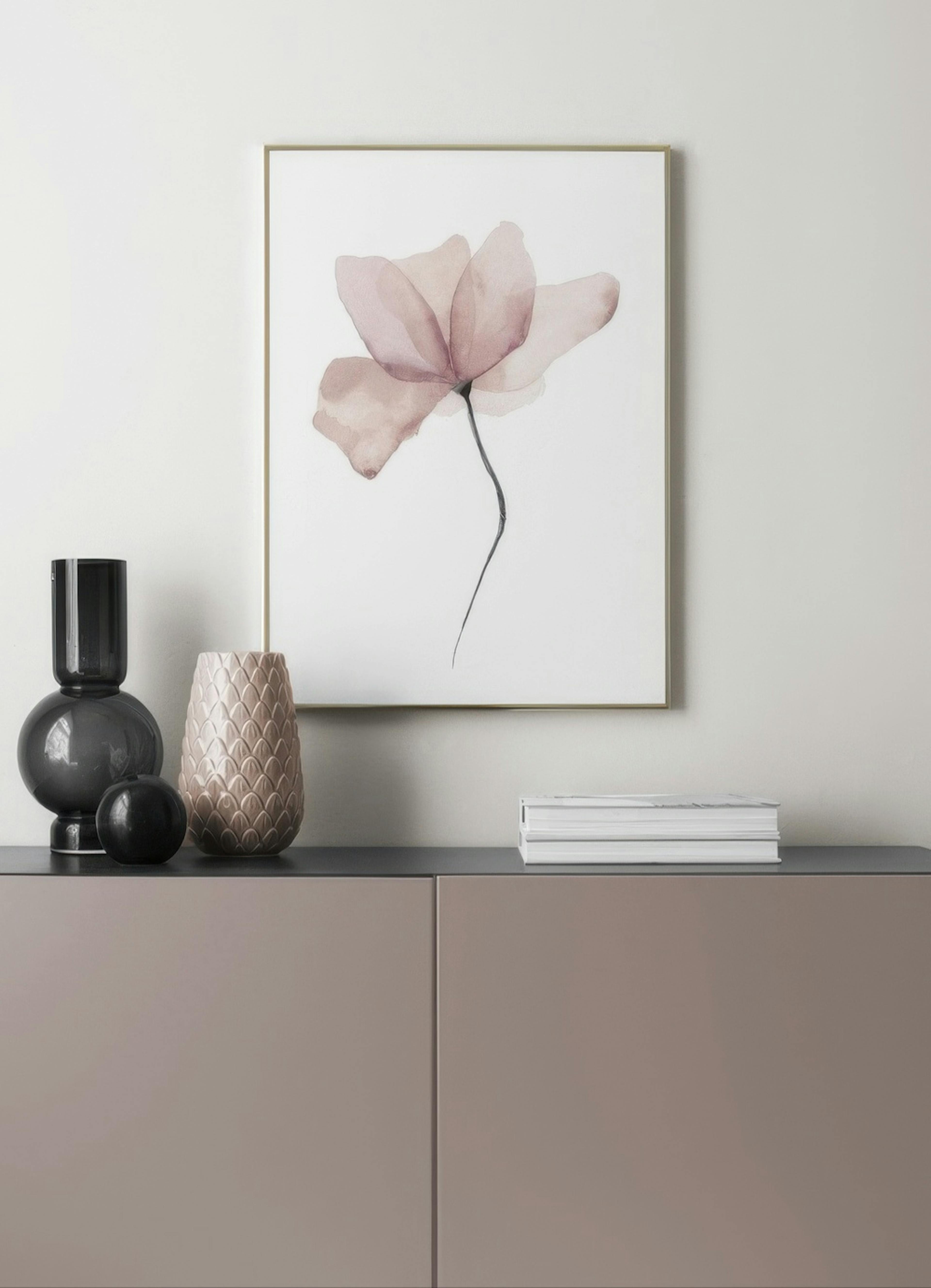 Aquarelle Flower 포스터