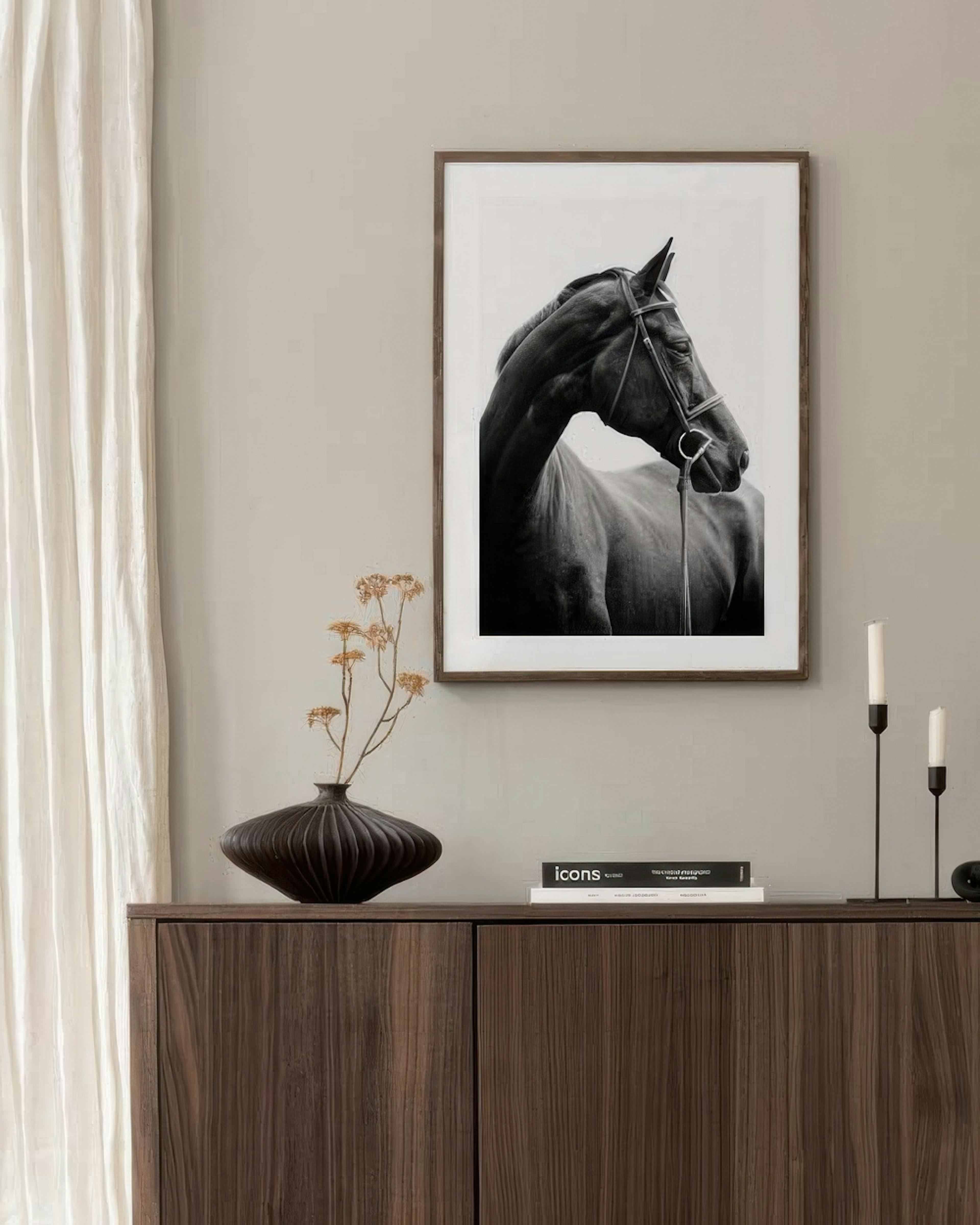 Portrait of Horse Poster