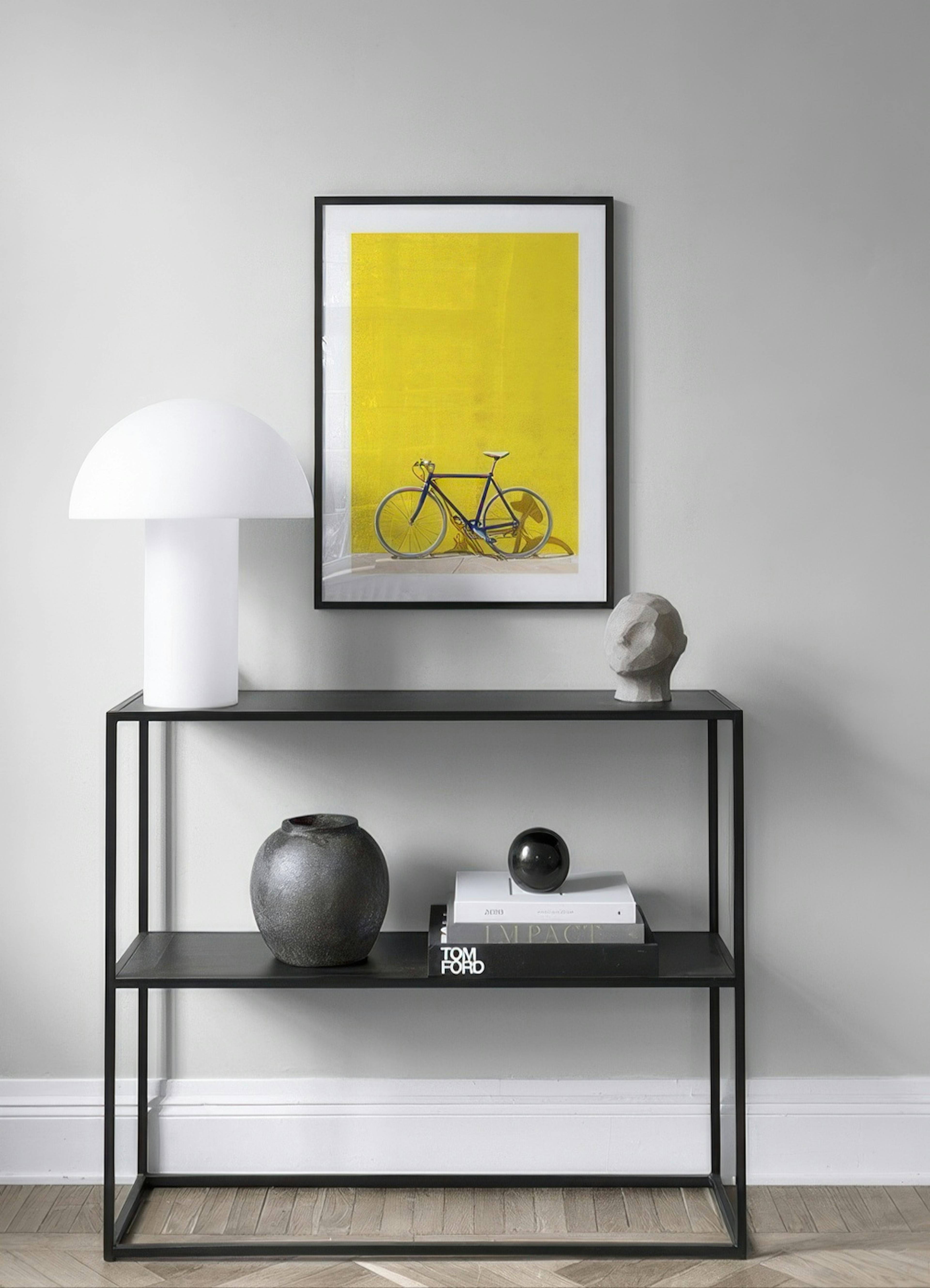 Yellow Bike Print