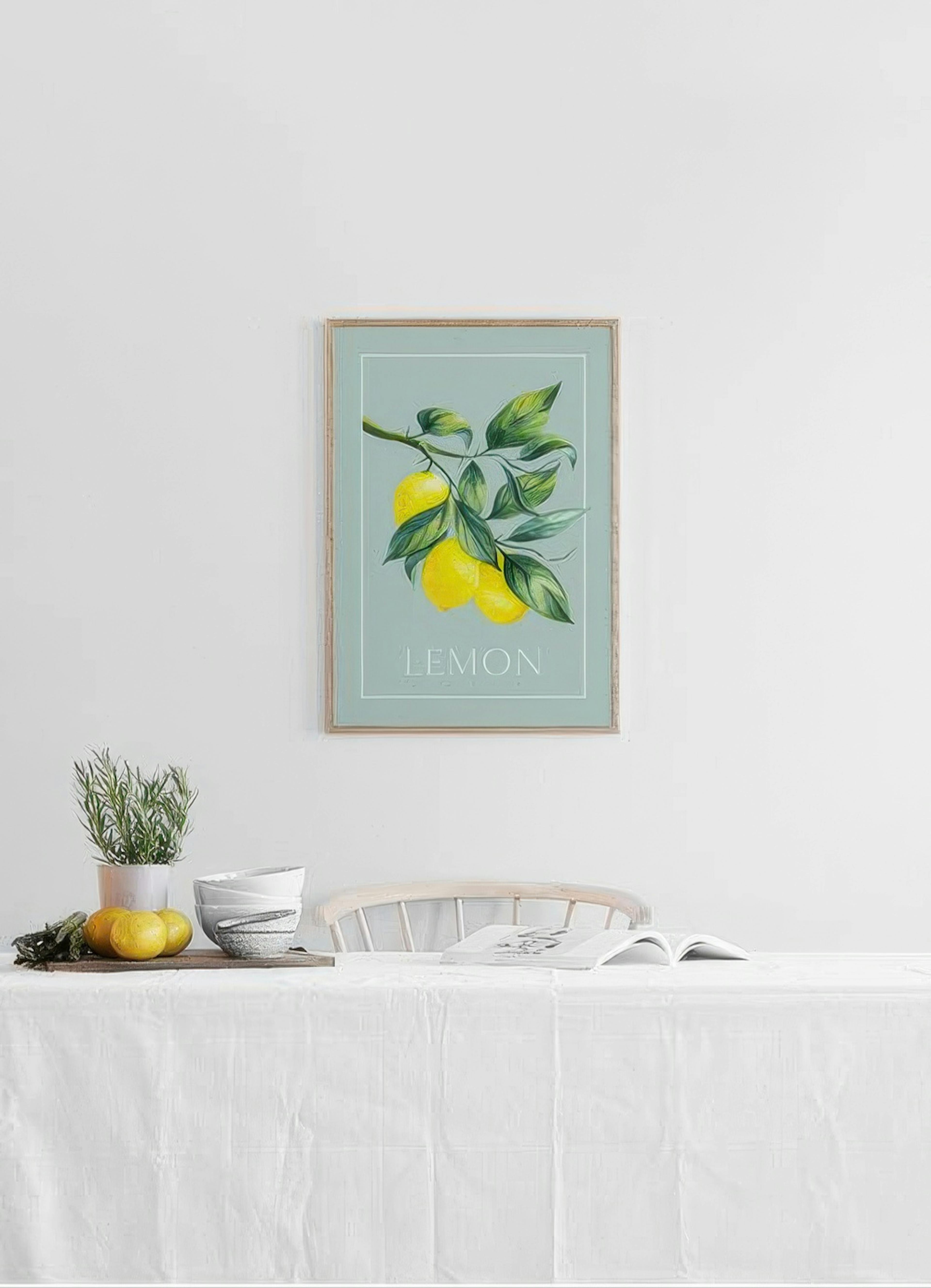 Vintage Lemons Poster