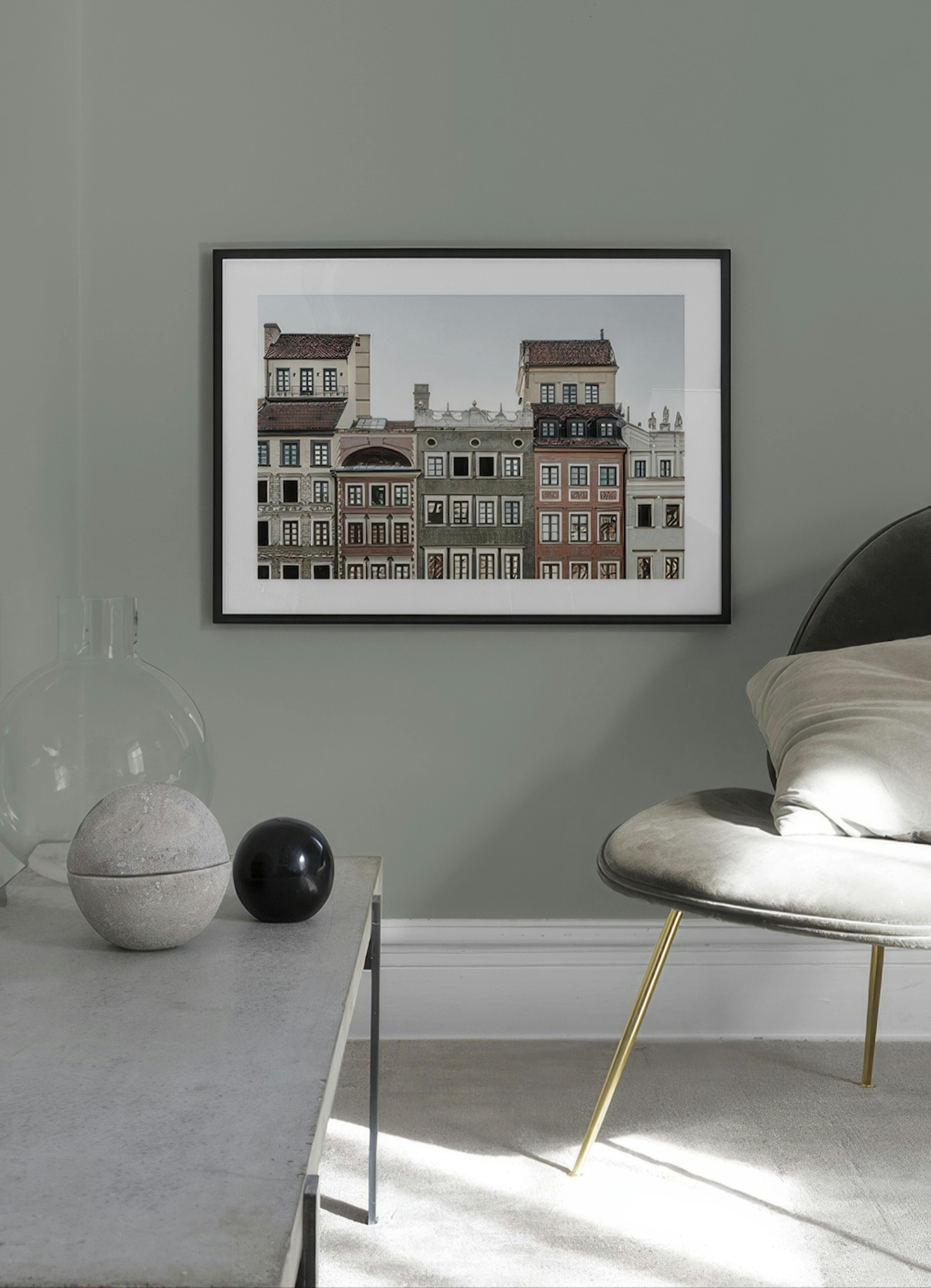 Old Town Facade Print