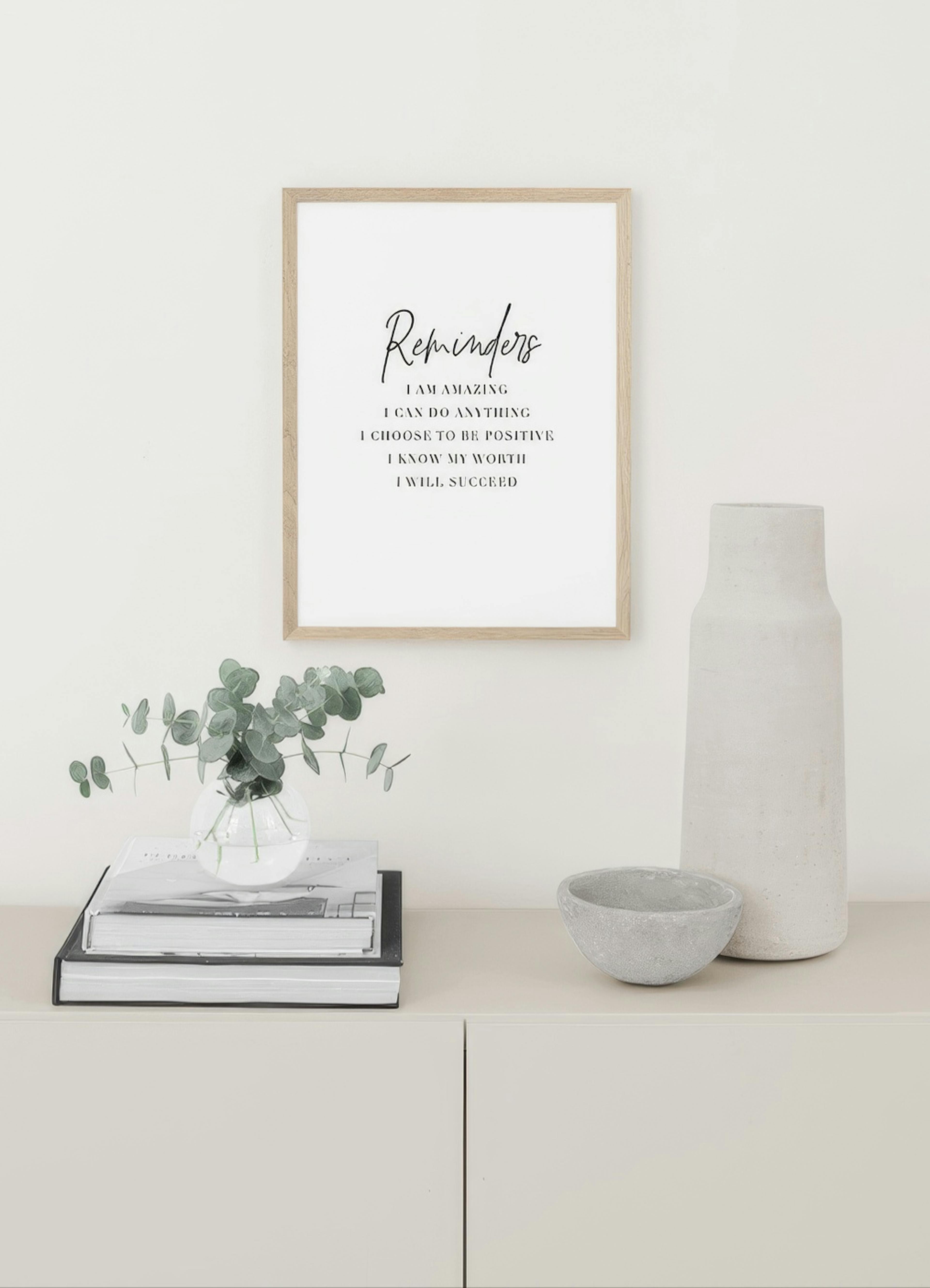 Reminders Plagát