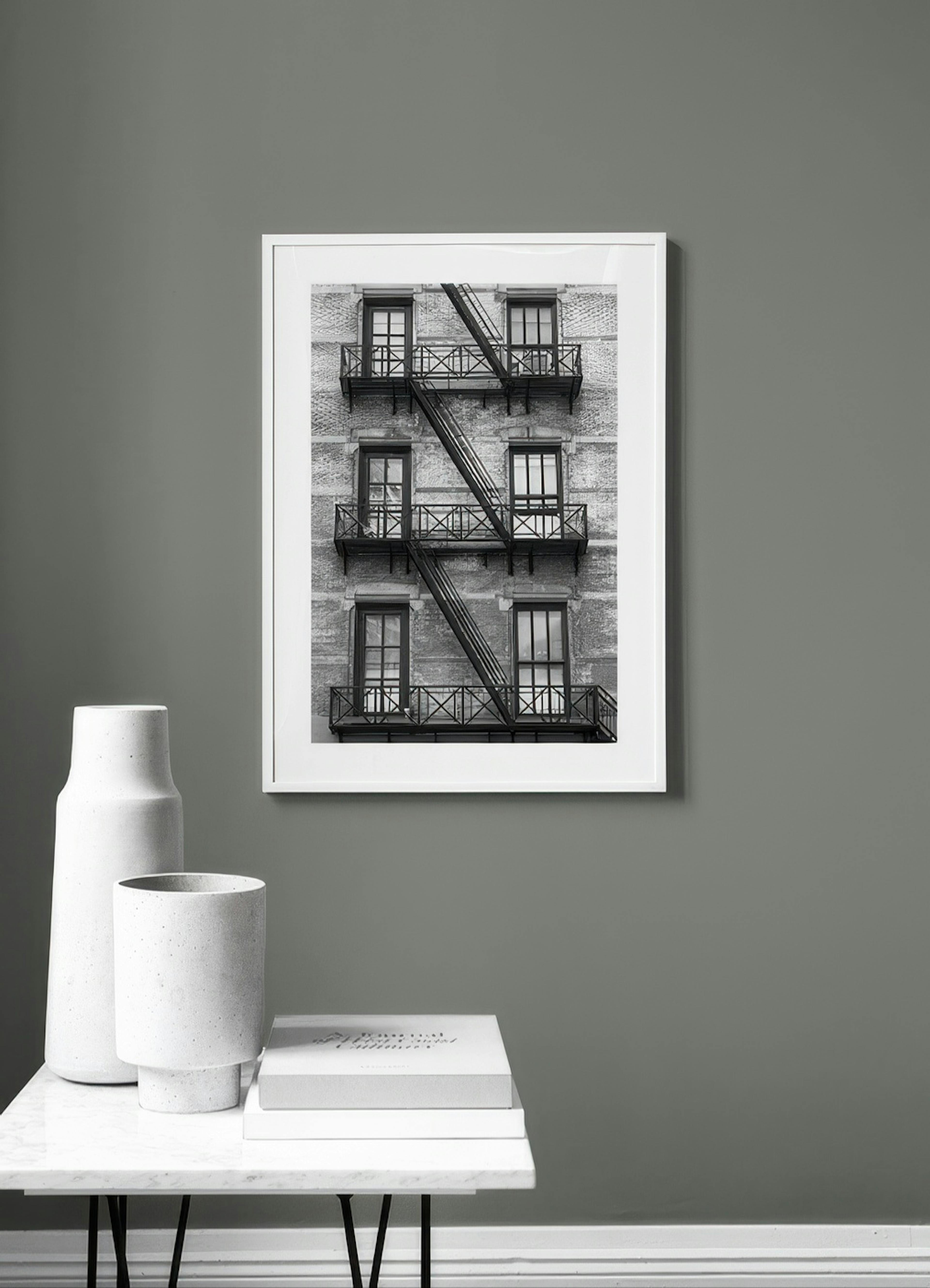 NY Fire Escape Affiche