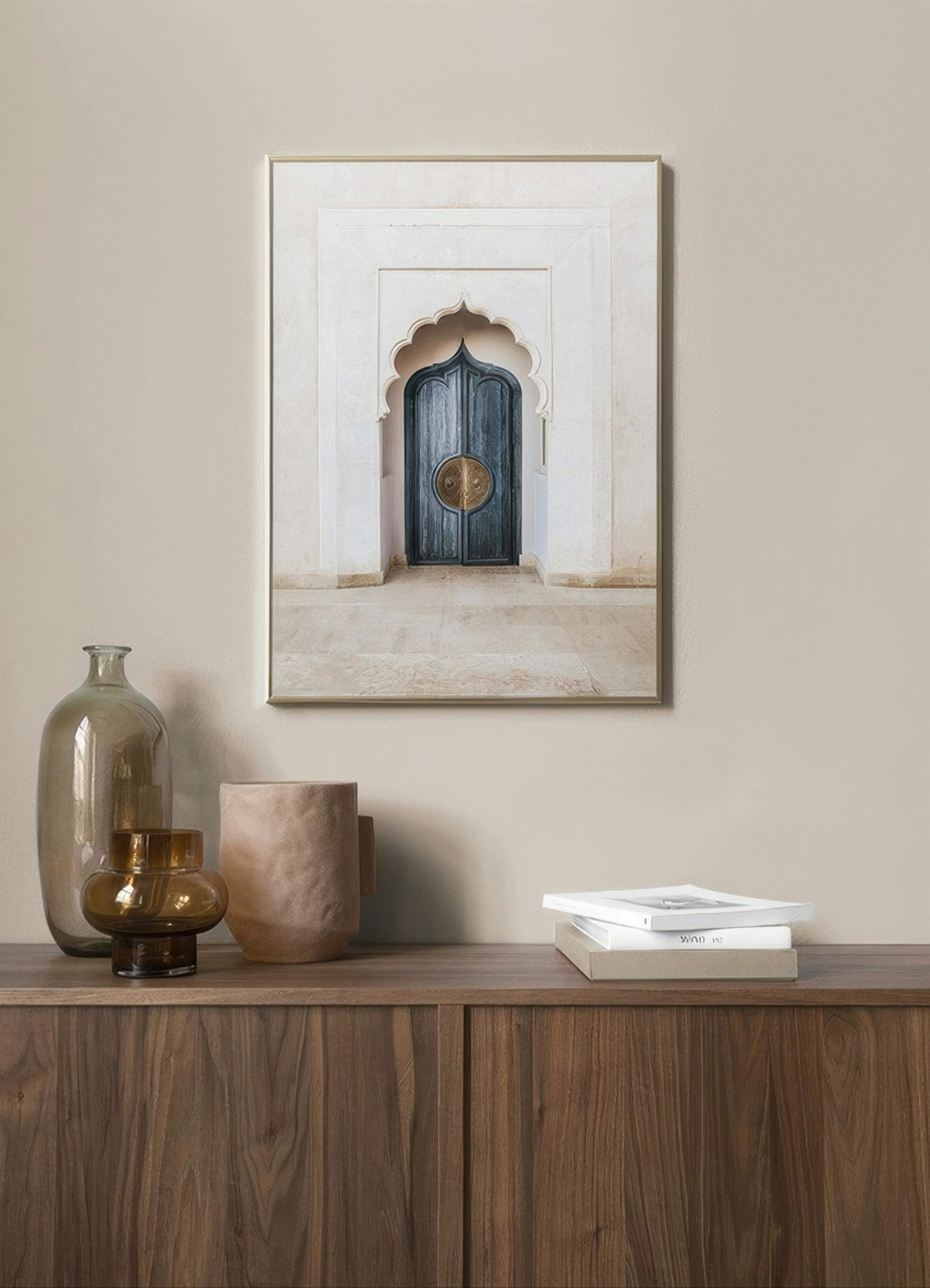 Marrakech Blue Door Plakat