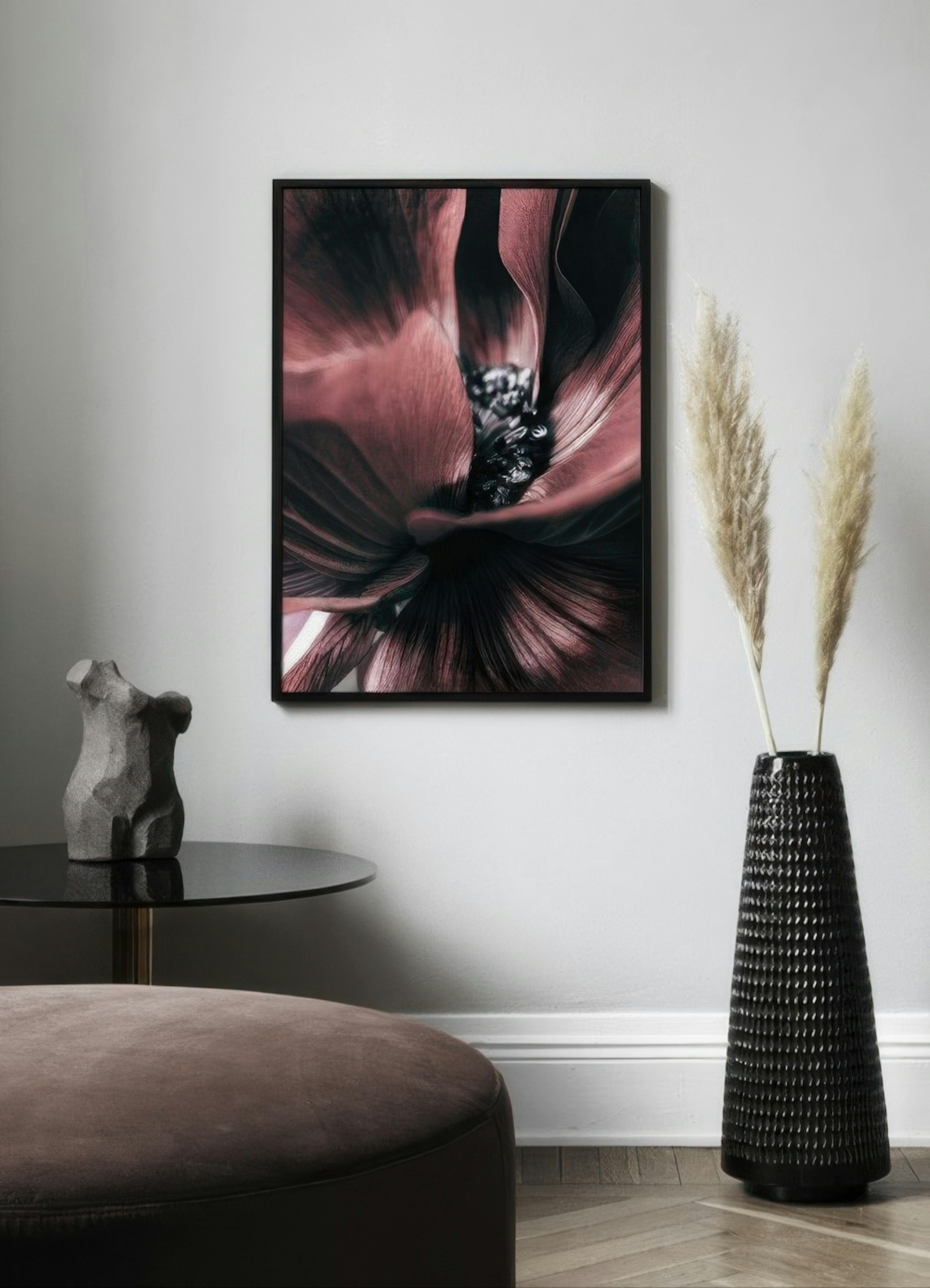 Anemone Close-up Poster