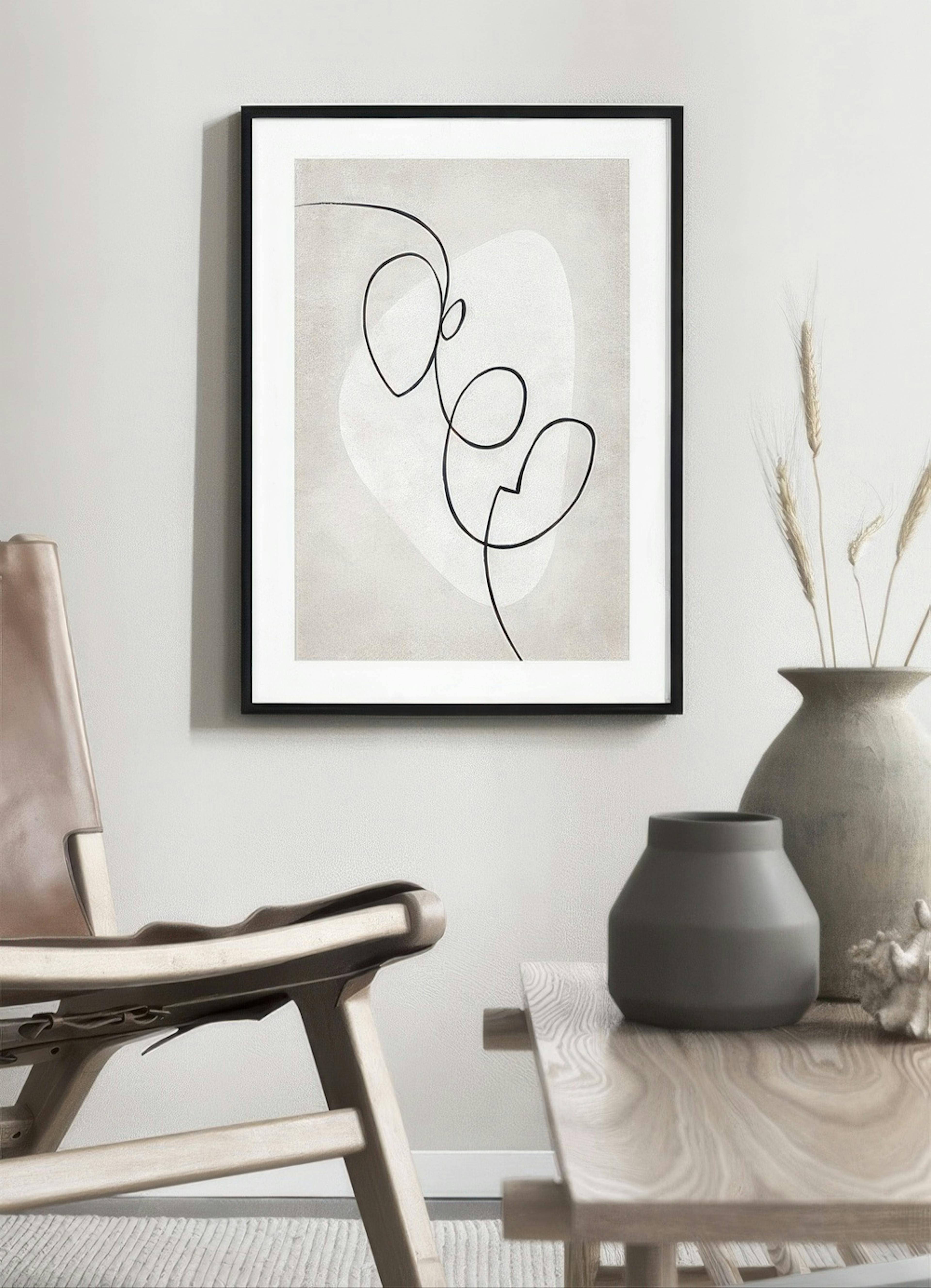 Artful Lines No1 Plakat
