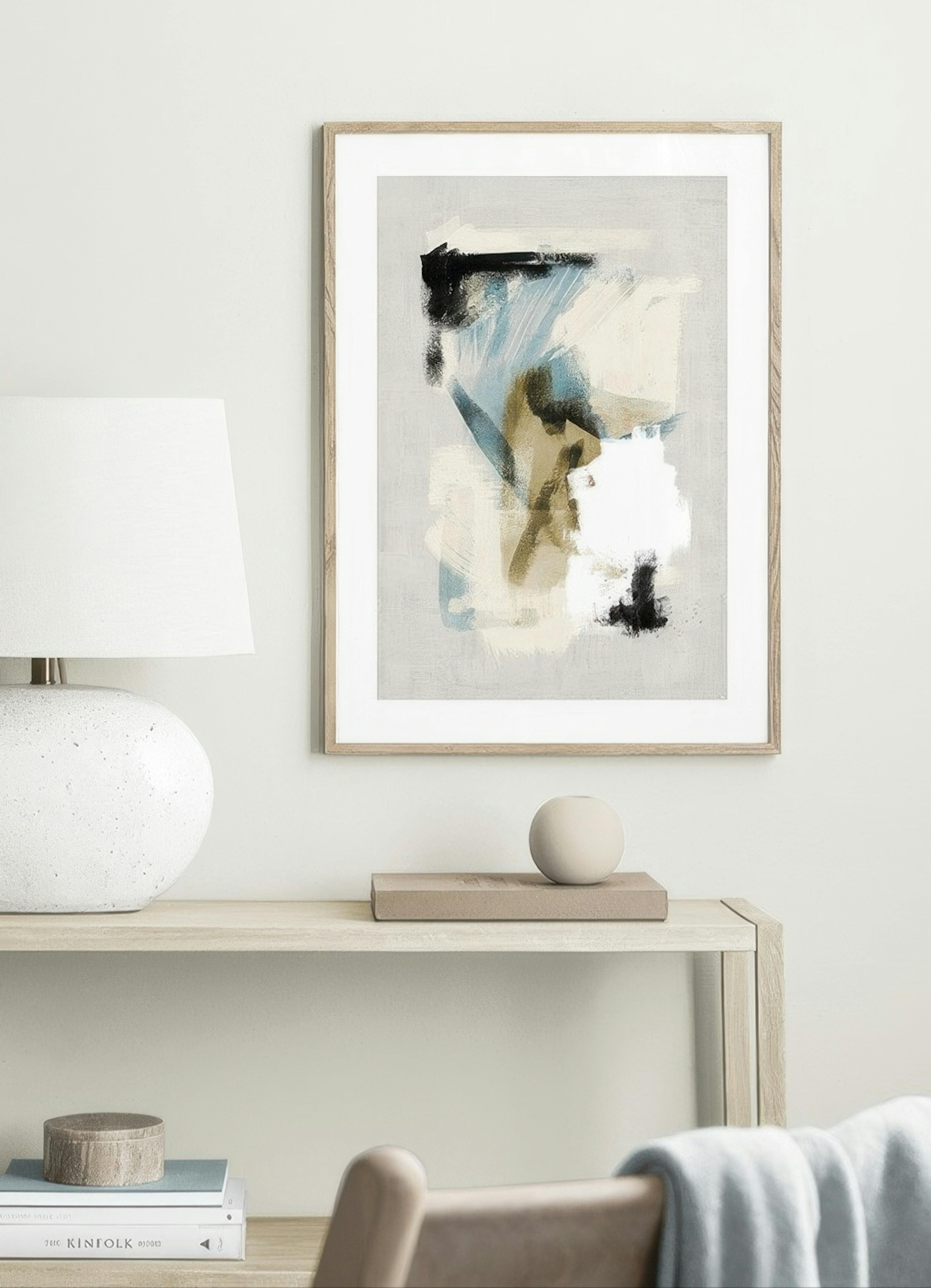 Abstract Brushes No1 Print