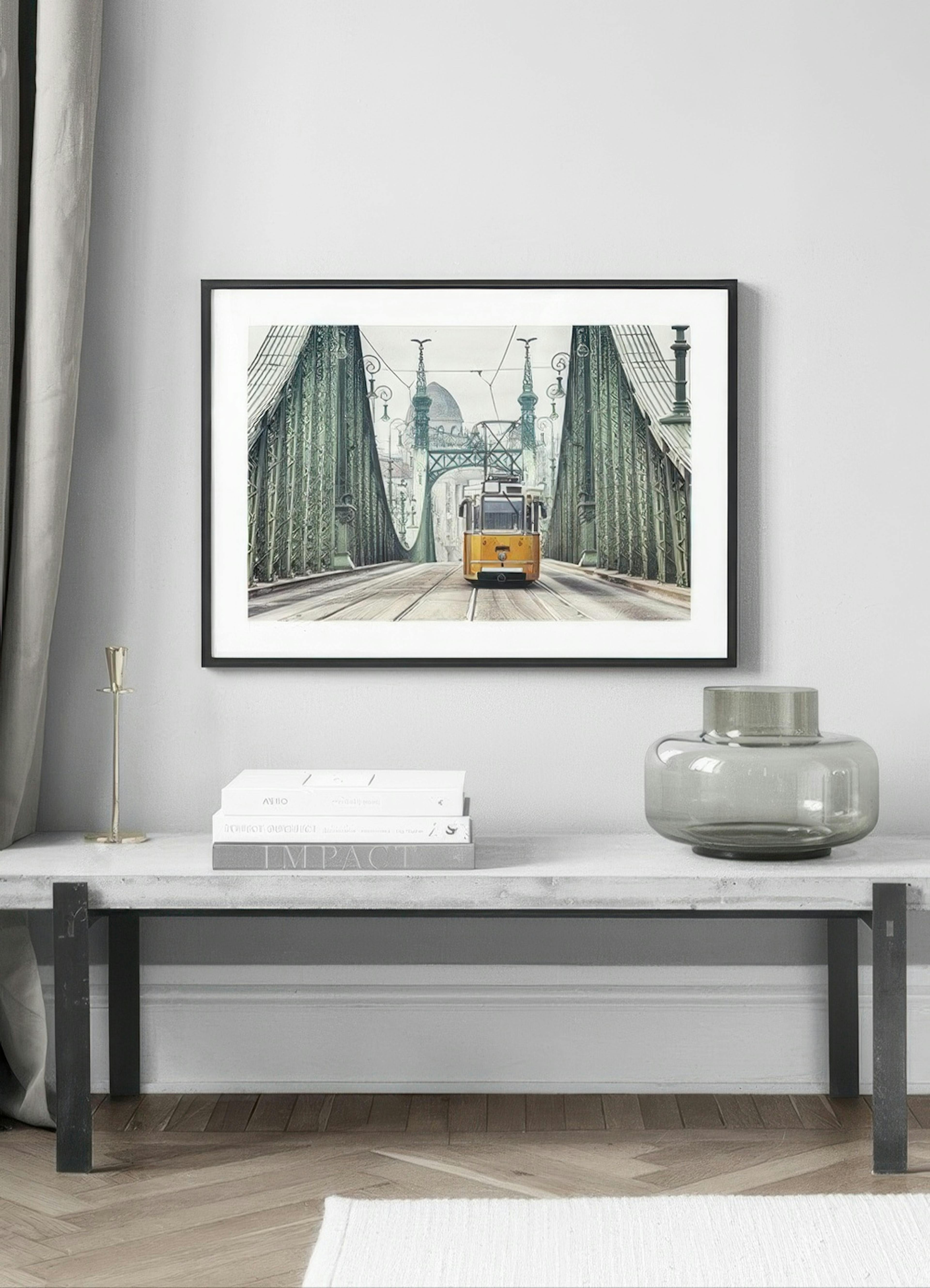 Budapest Tram Poster