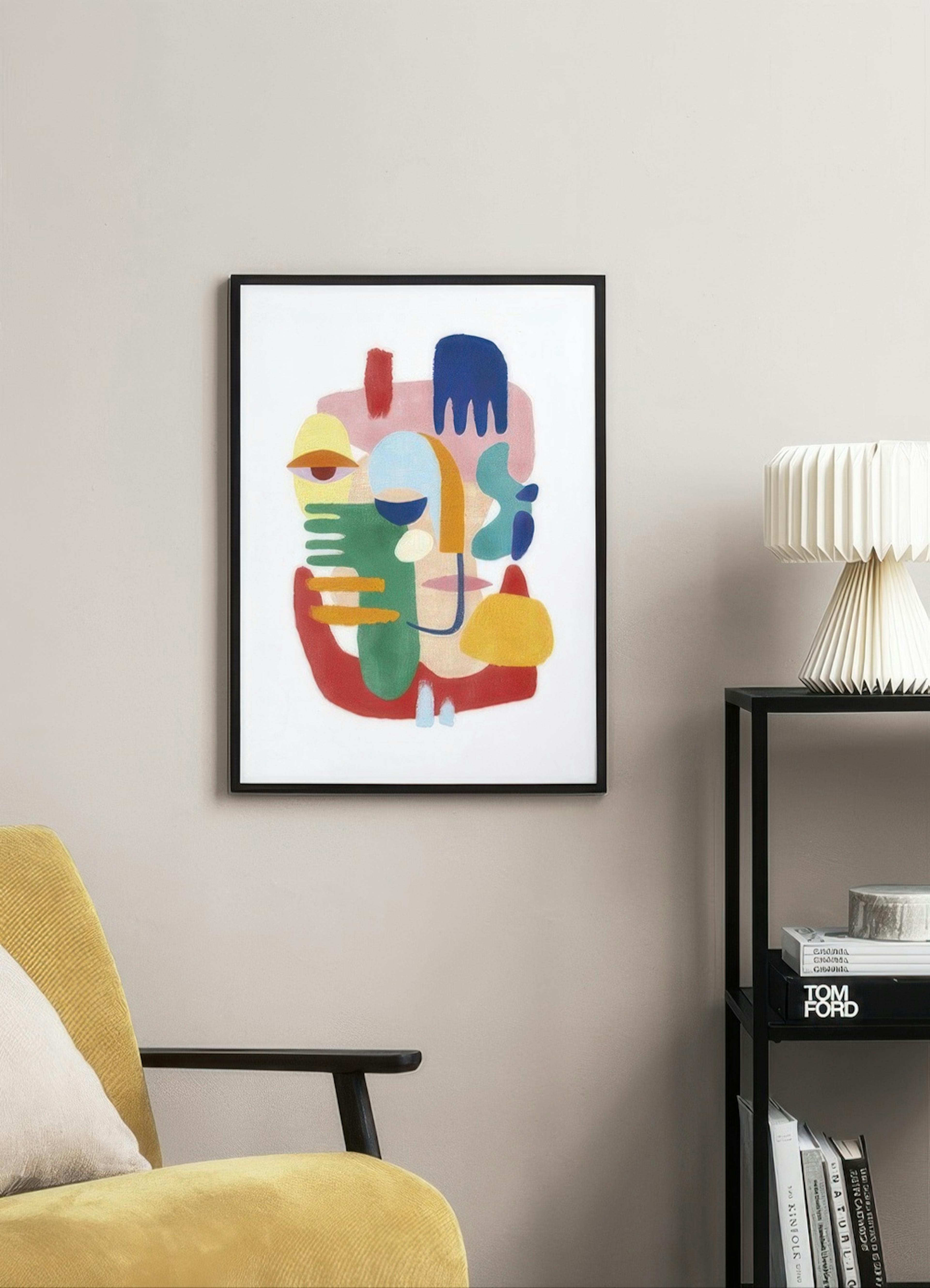 Colorful Abstract No1 Print
