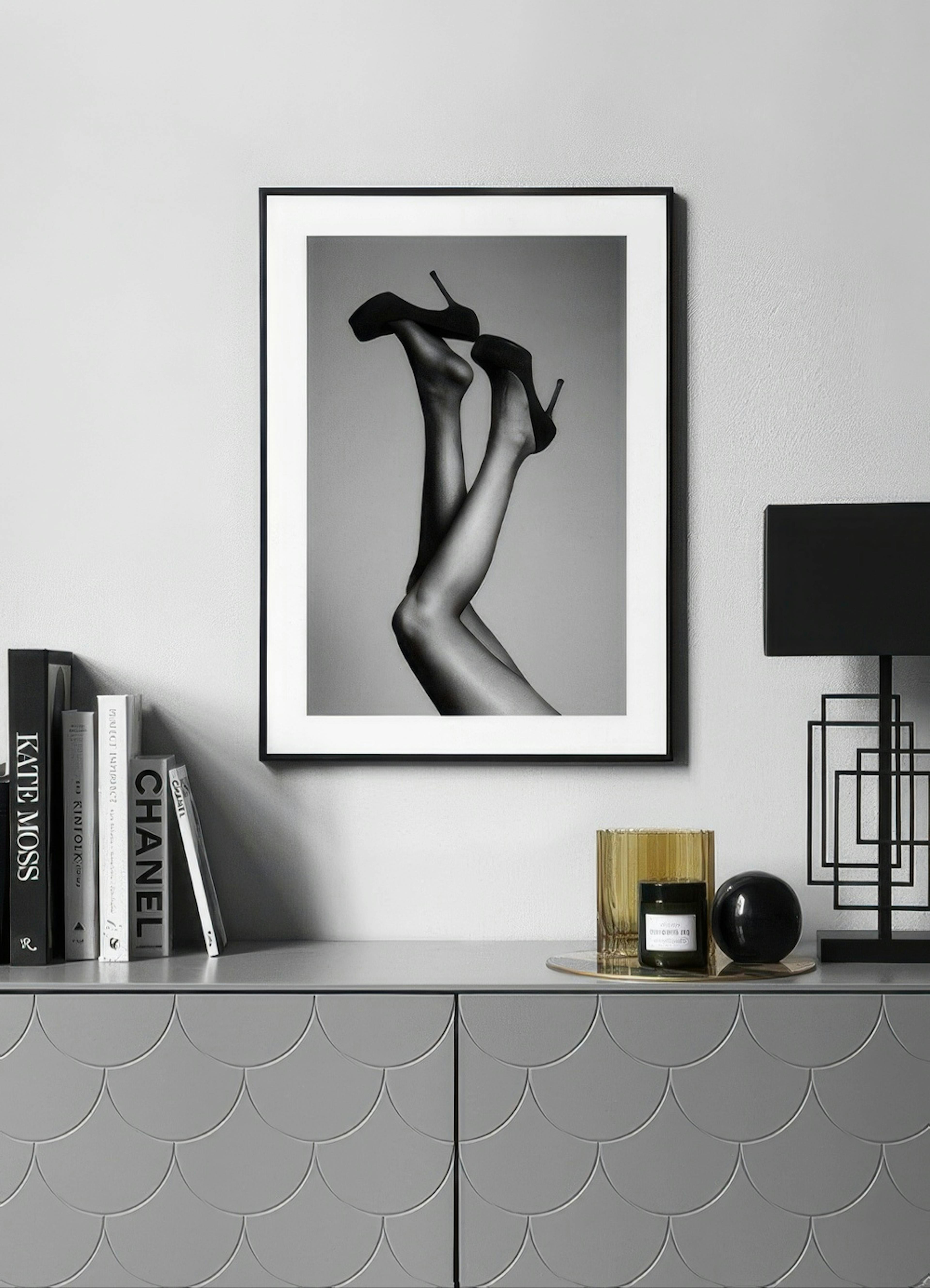 B&W Legs Print