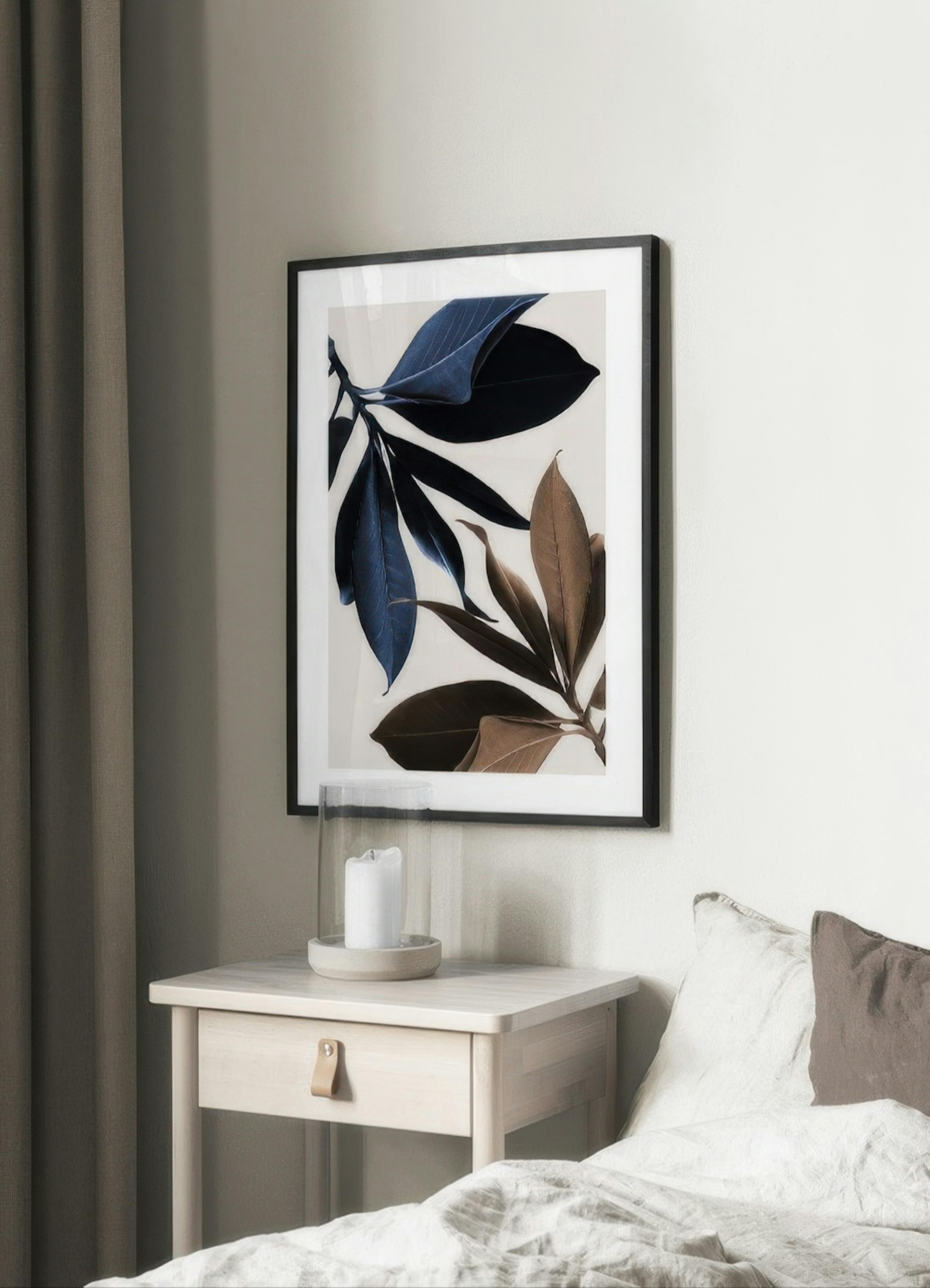 Blue Magnolia No1 Plakát
