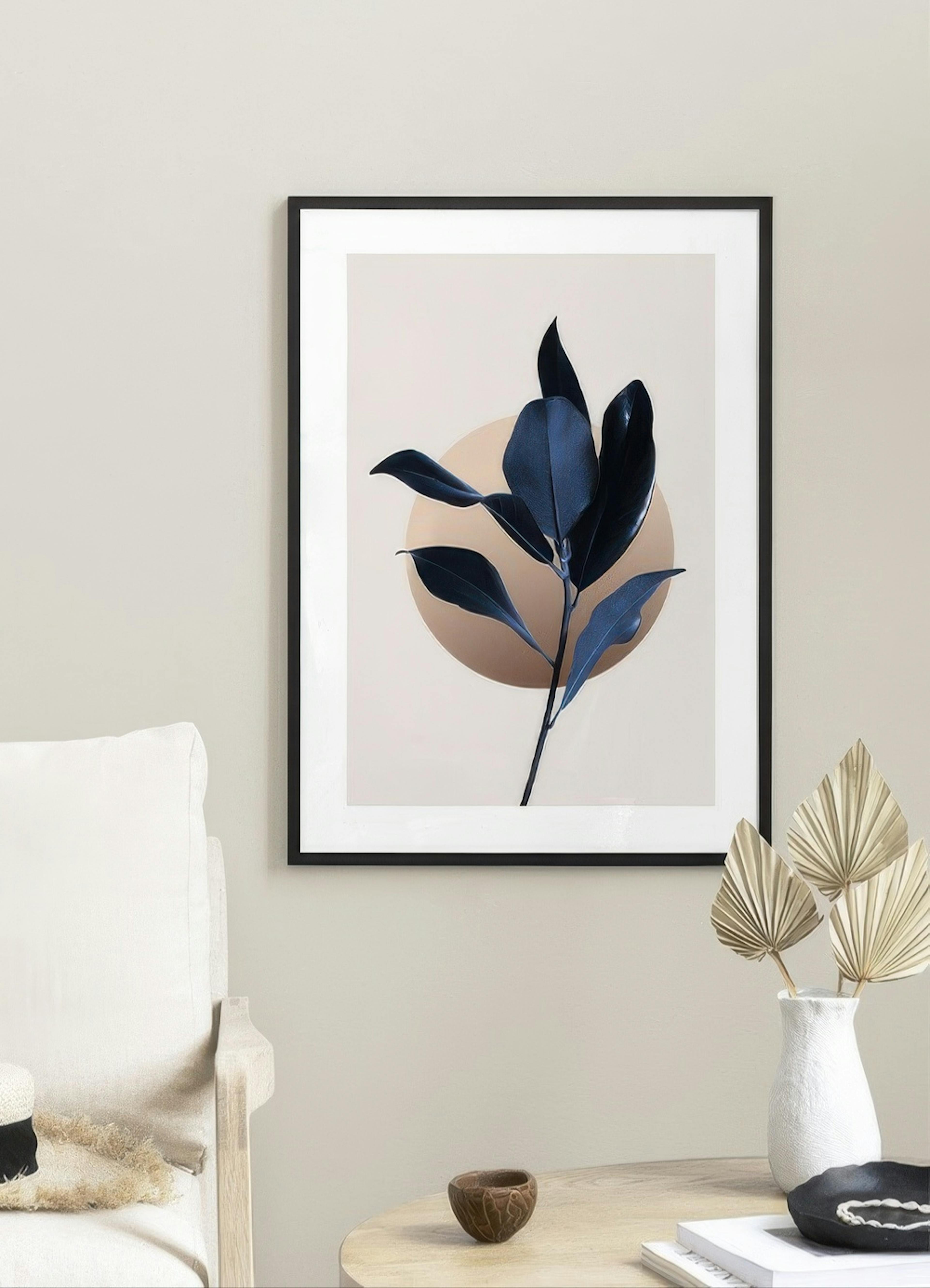 Blue Magnolia No2 Poster