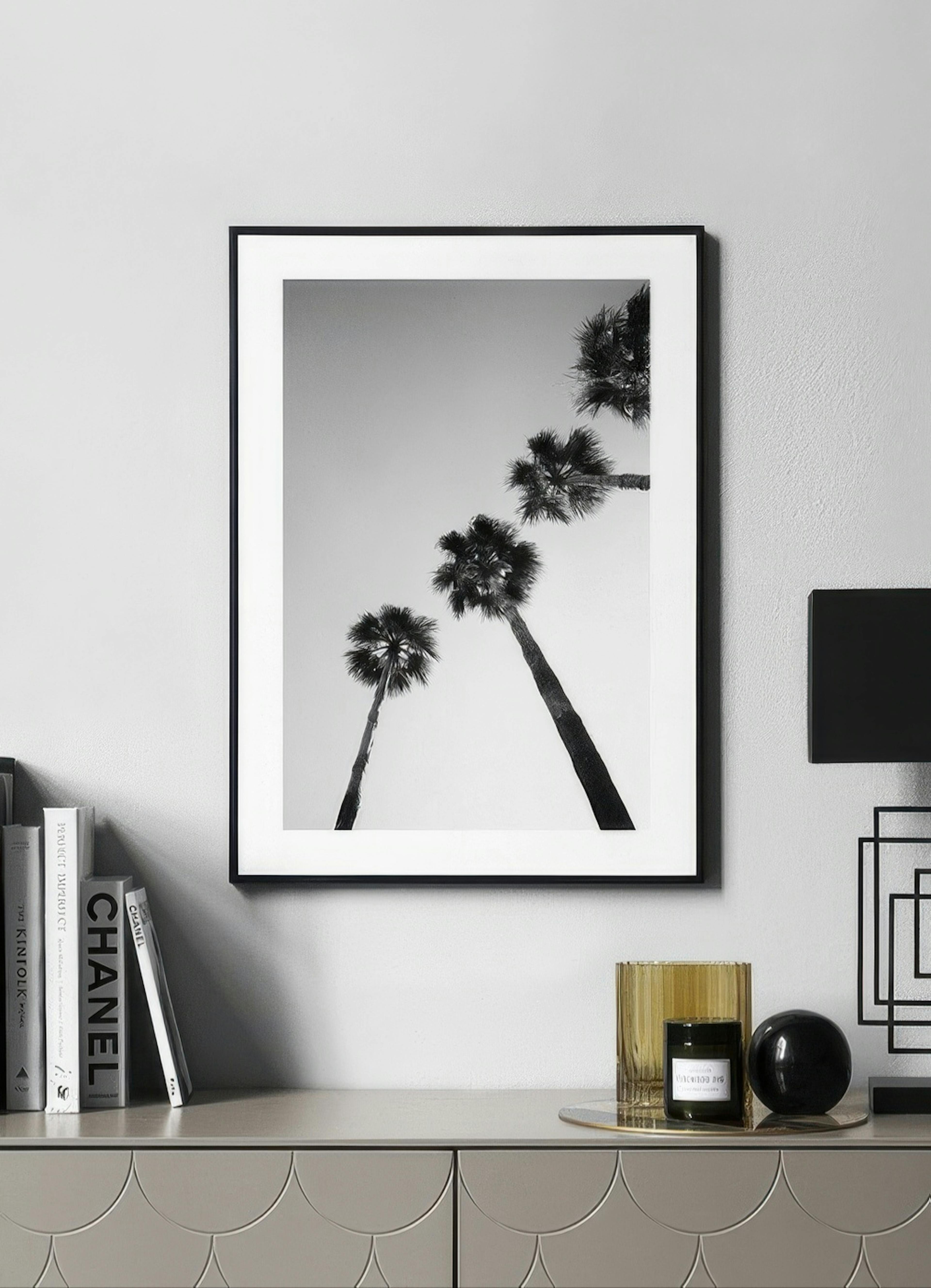 Palm Tree Line Up Print