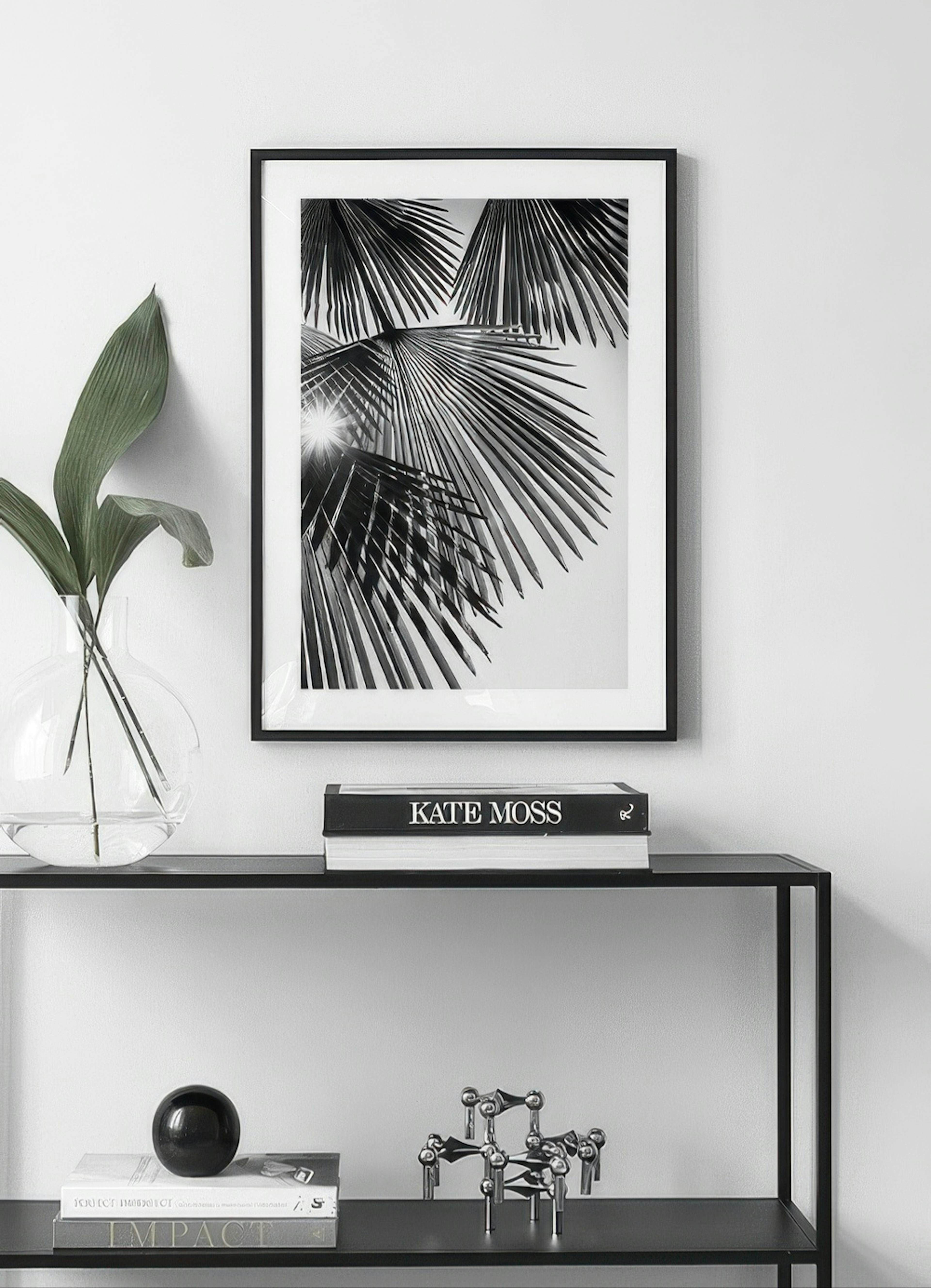 Sunlight Through Palm Leaves Print