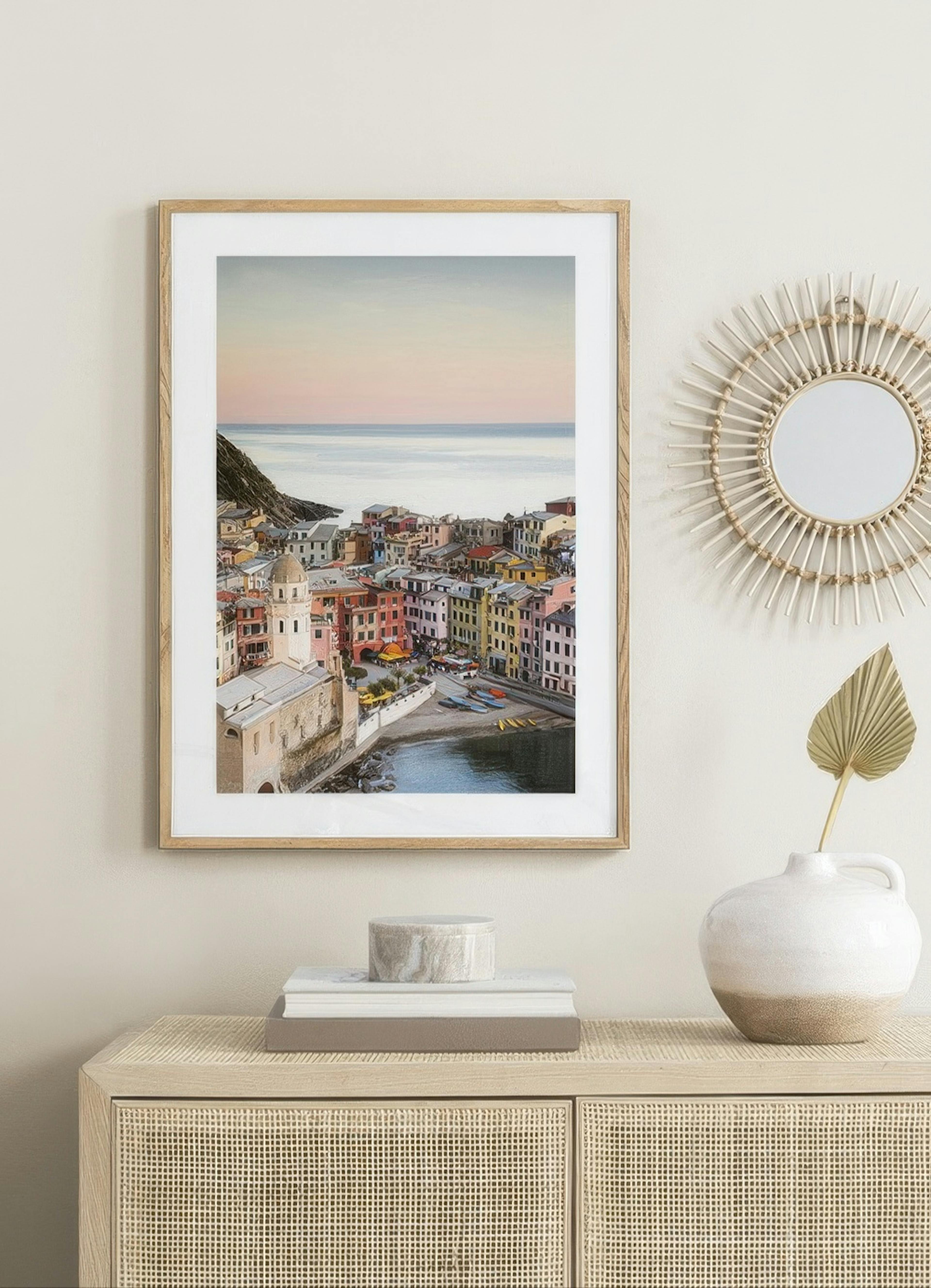 Vernazza Sunset Poster