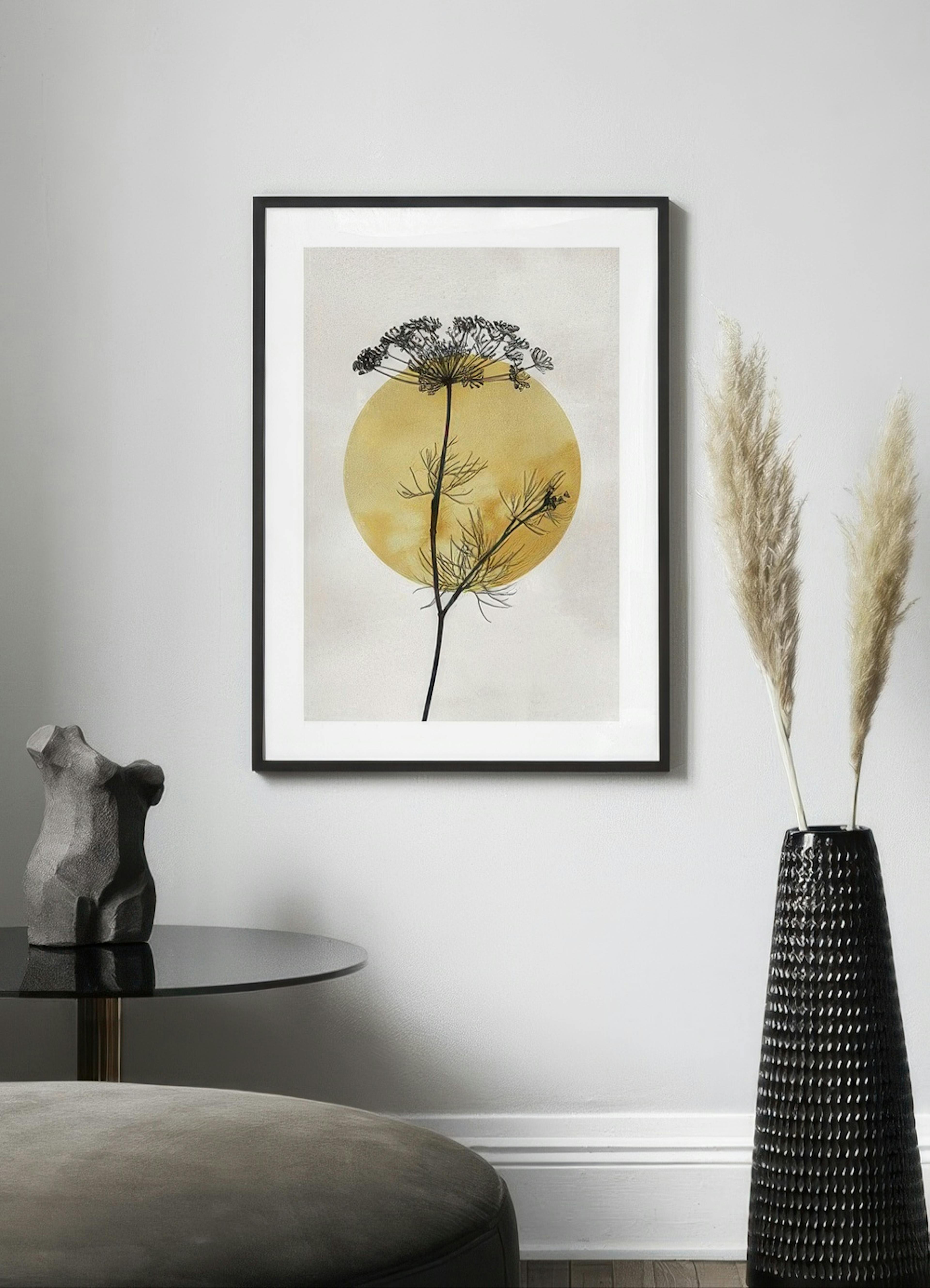 Anthriscus Silhouette Affiche