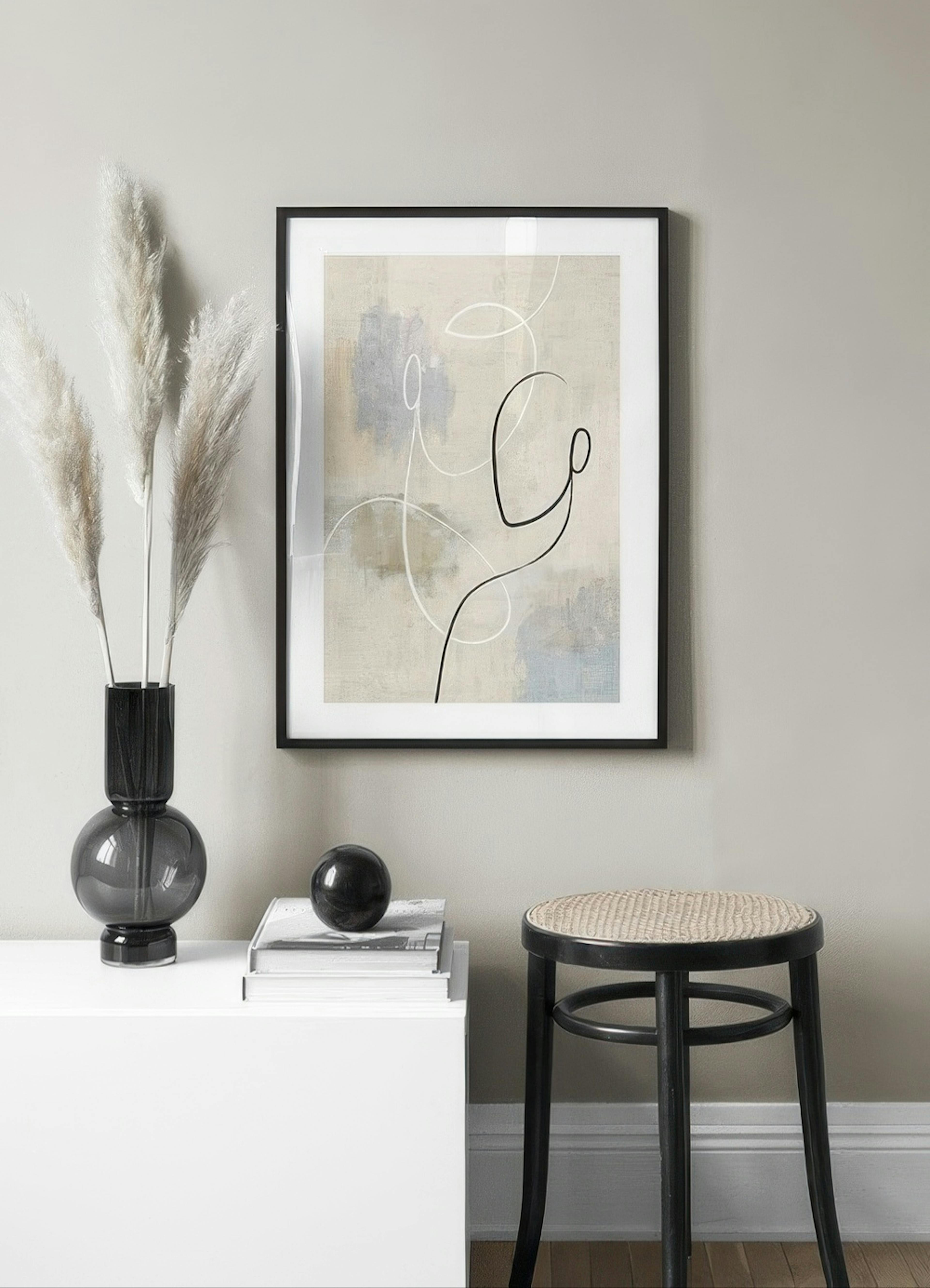 Dual Lines No1 Poster