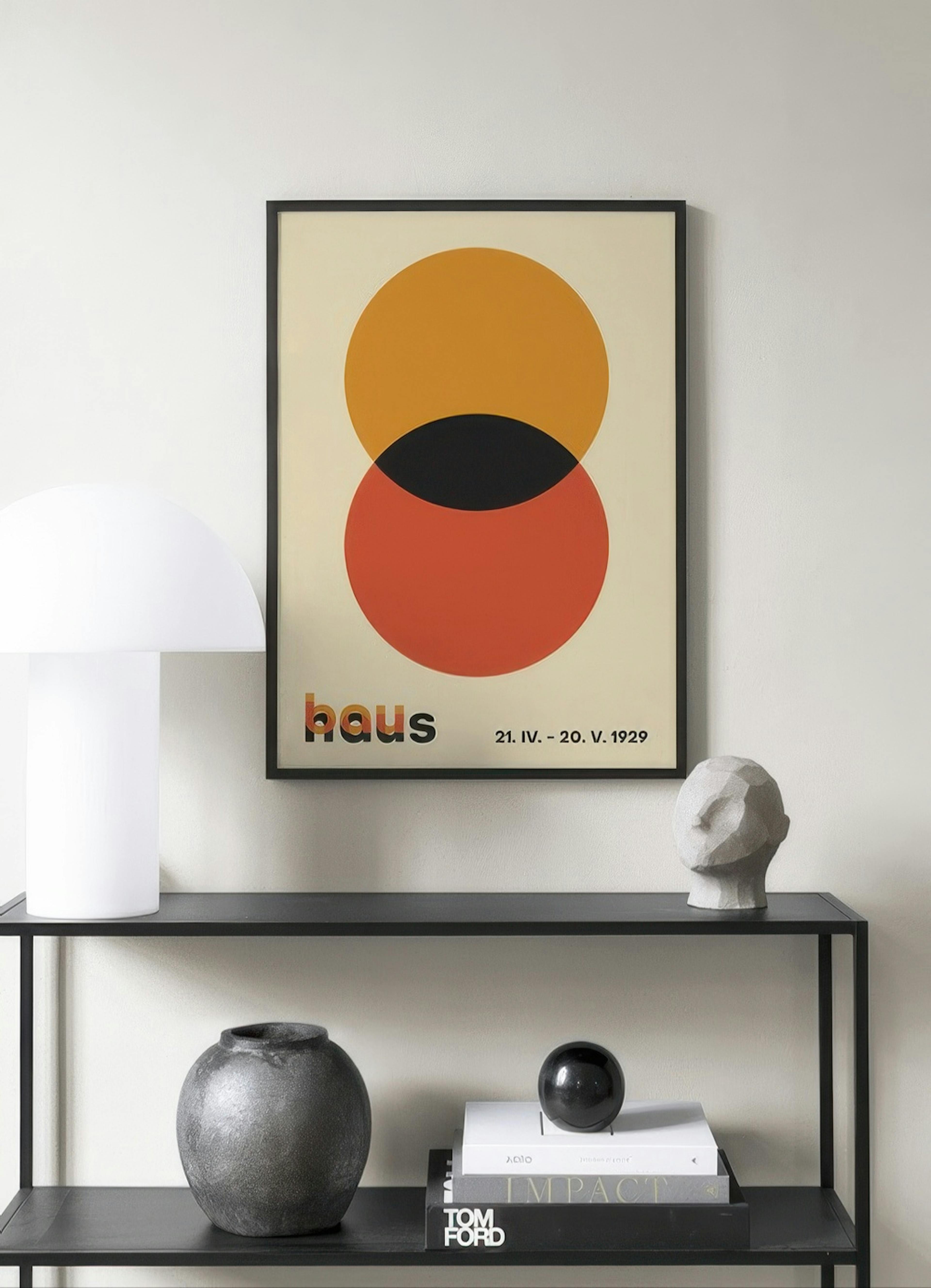 Bauhaus Circles Print
