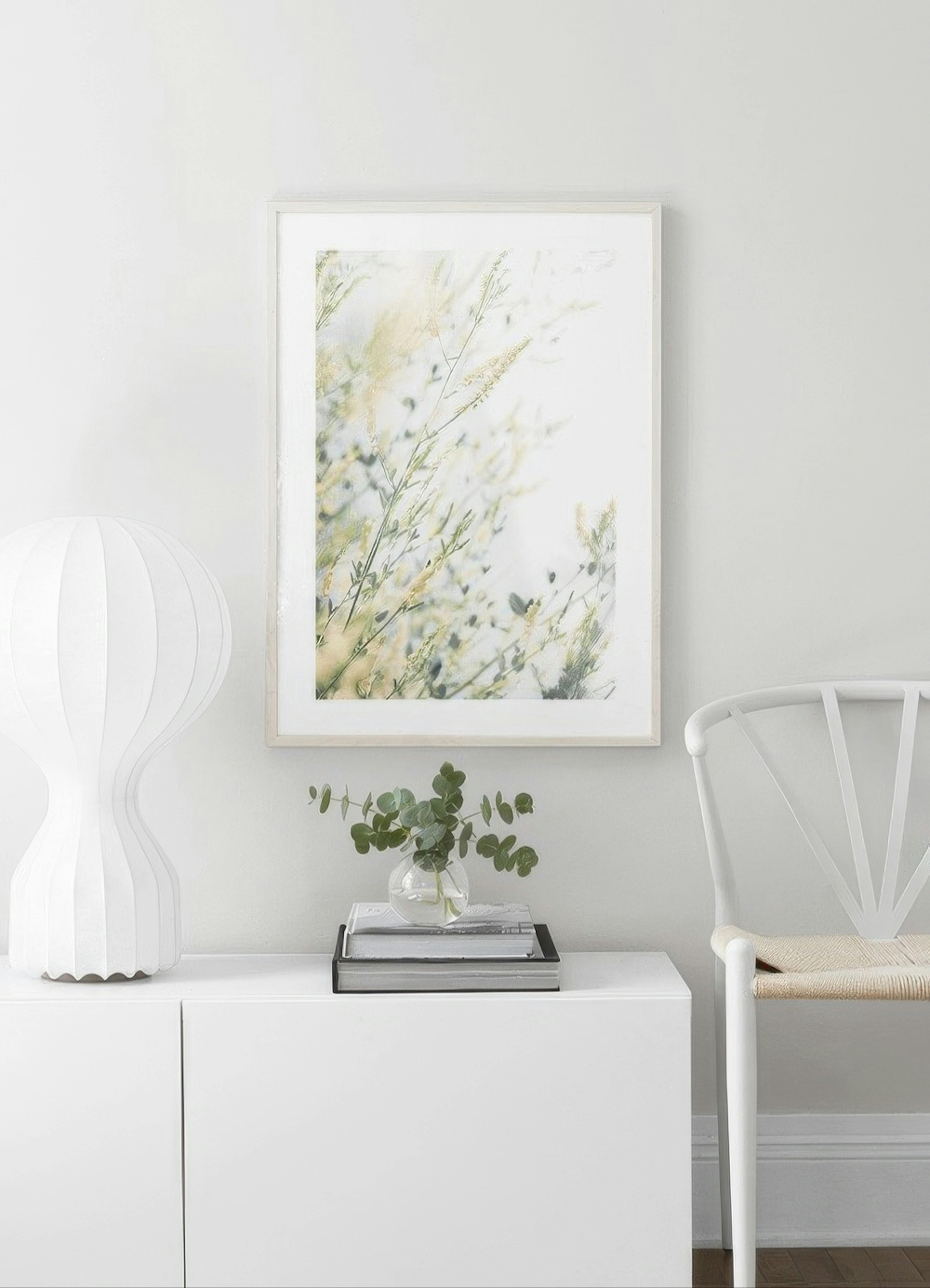 Light Floral Poster