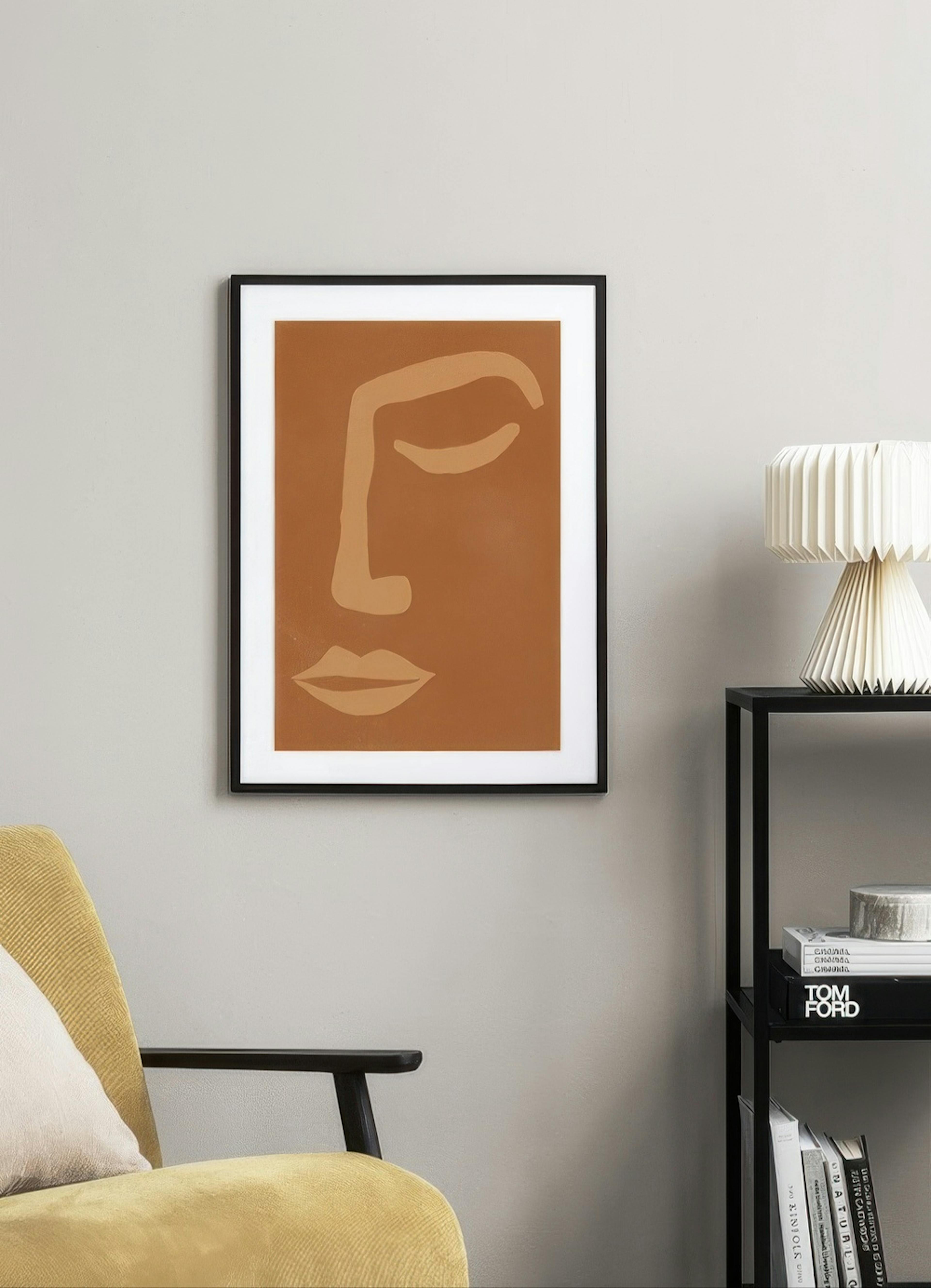 Hazel Face Print