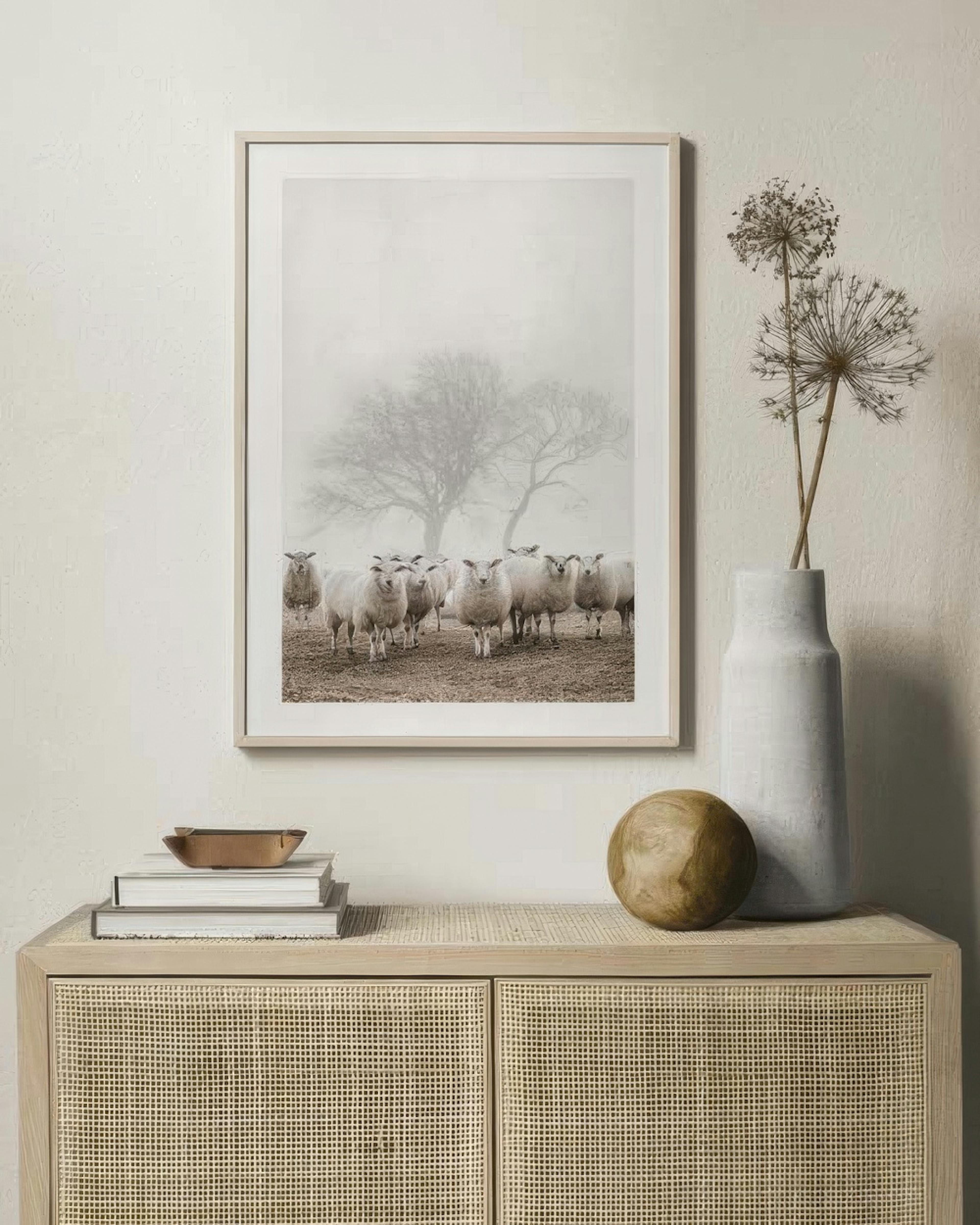 Sheep Herd Print