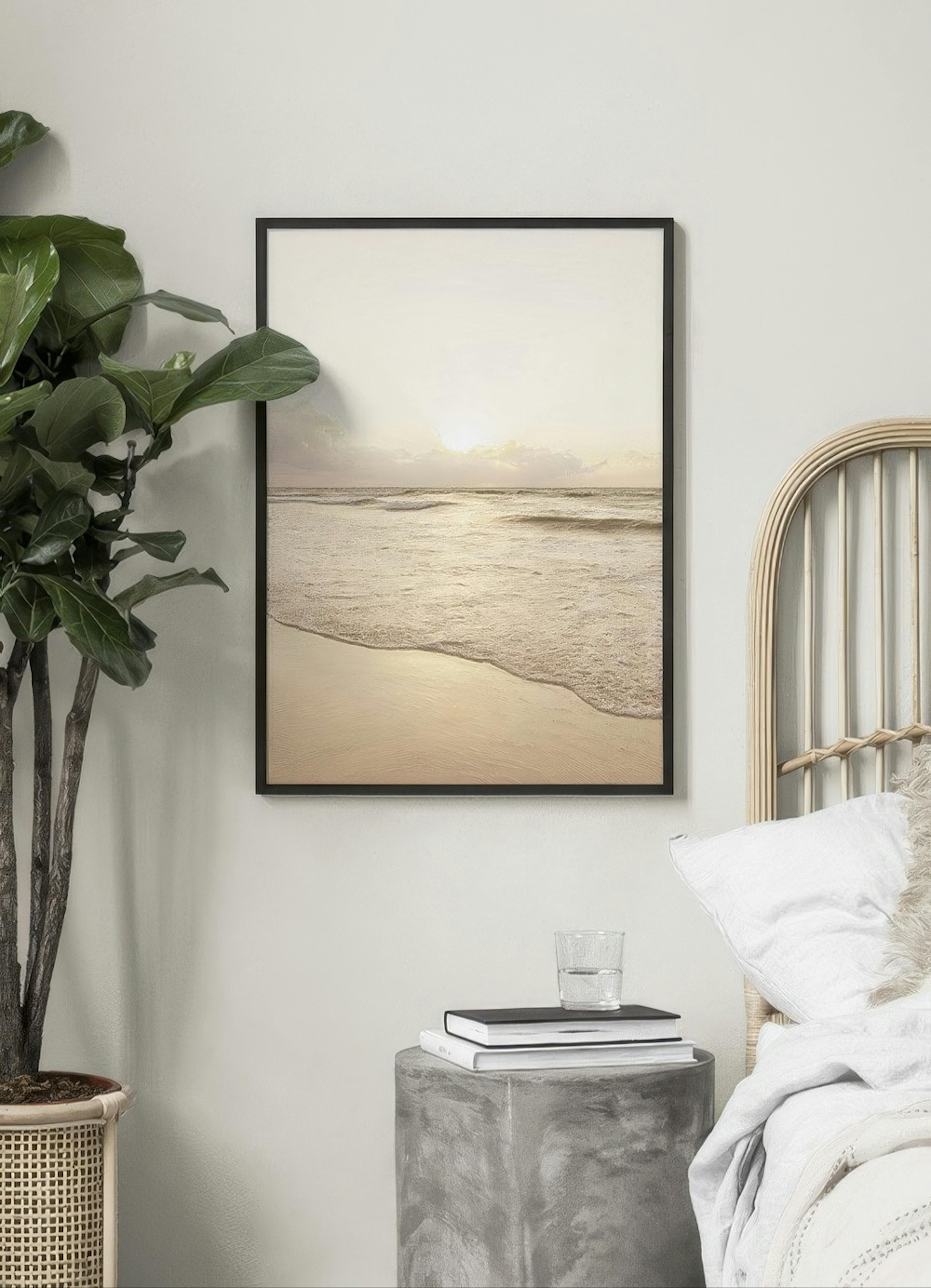 Golden Hour Beach Print