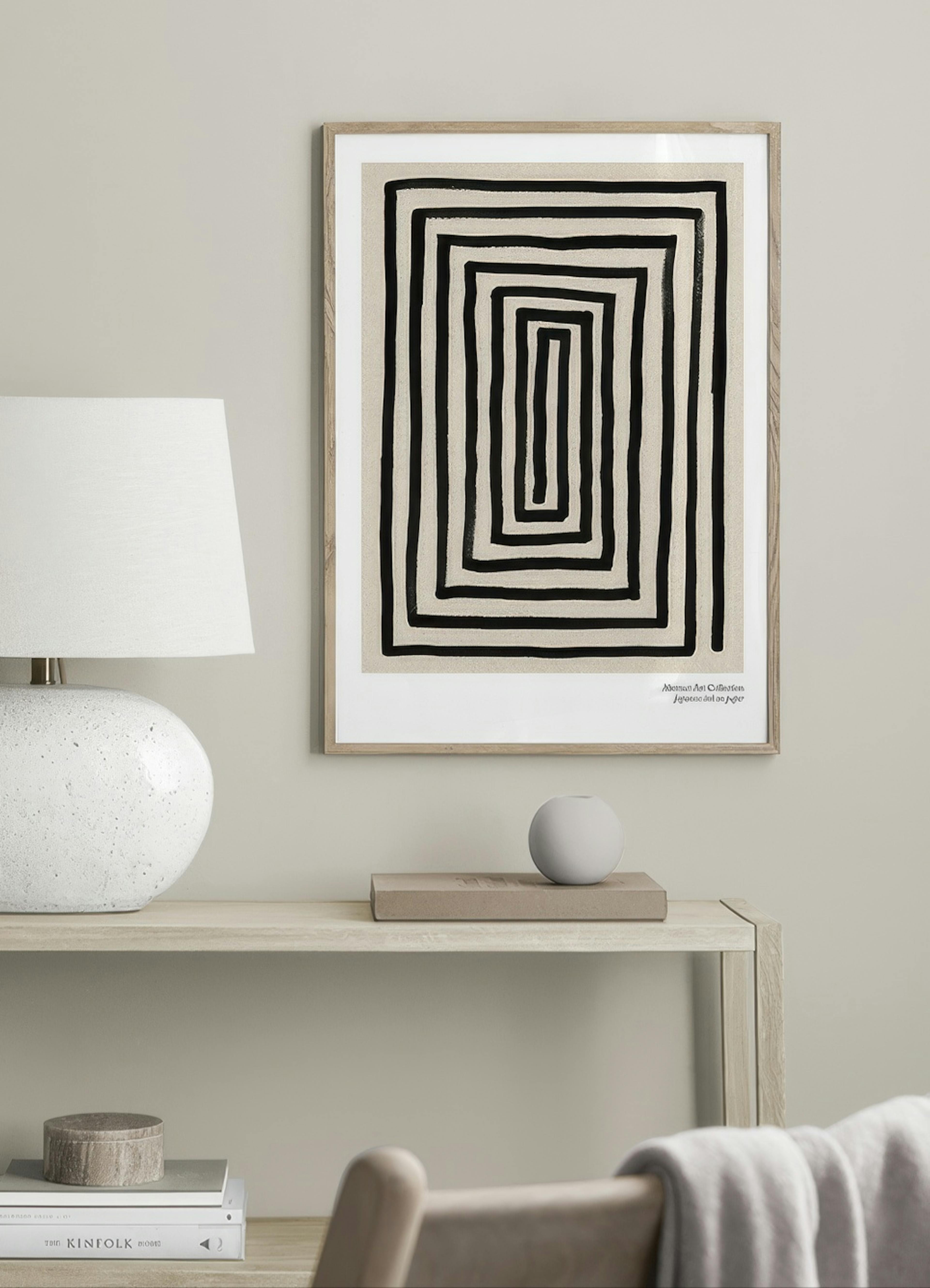 The Maze Print