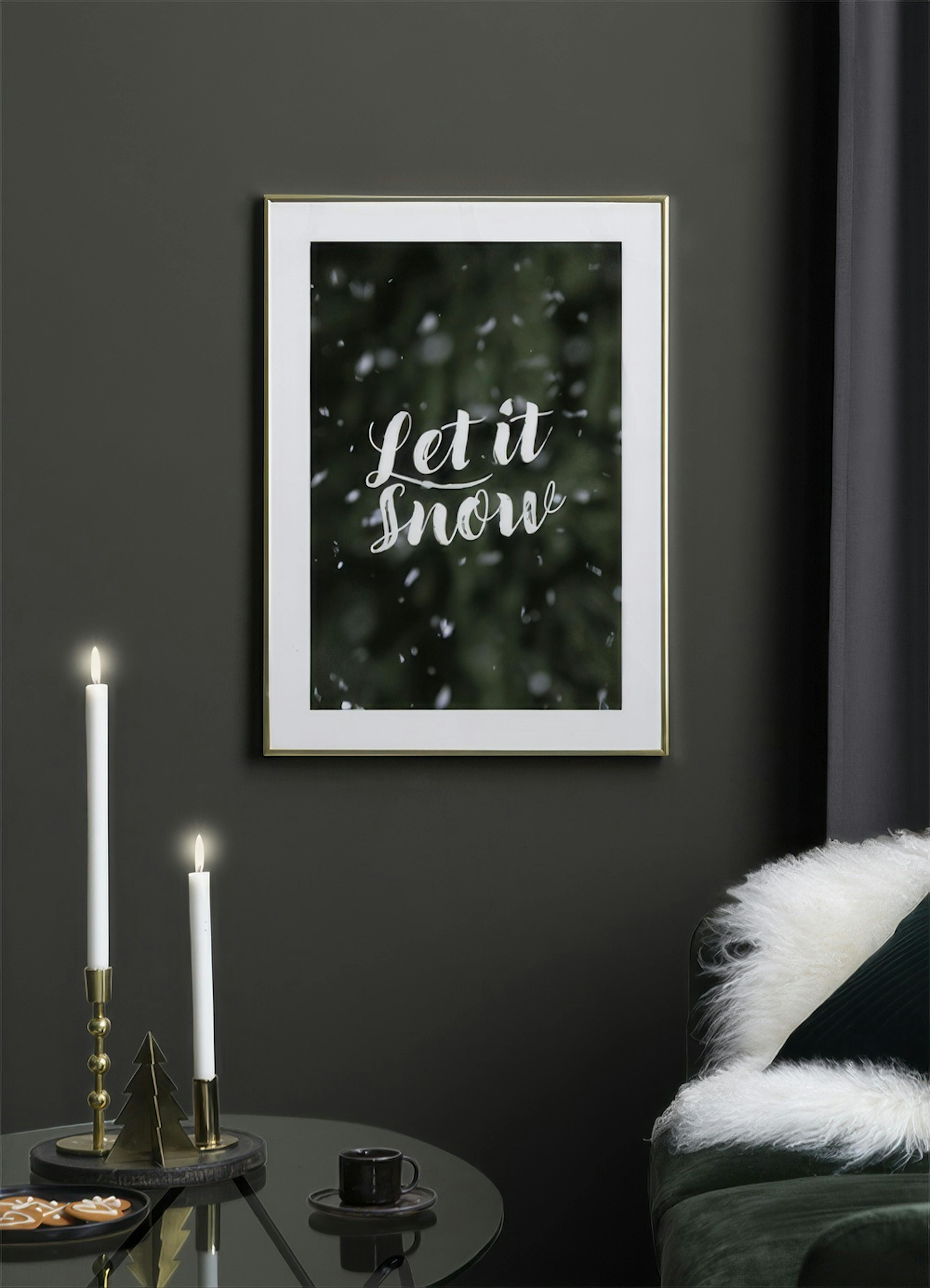 Let it Snow Plakat