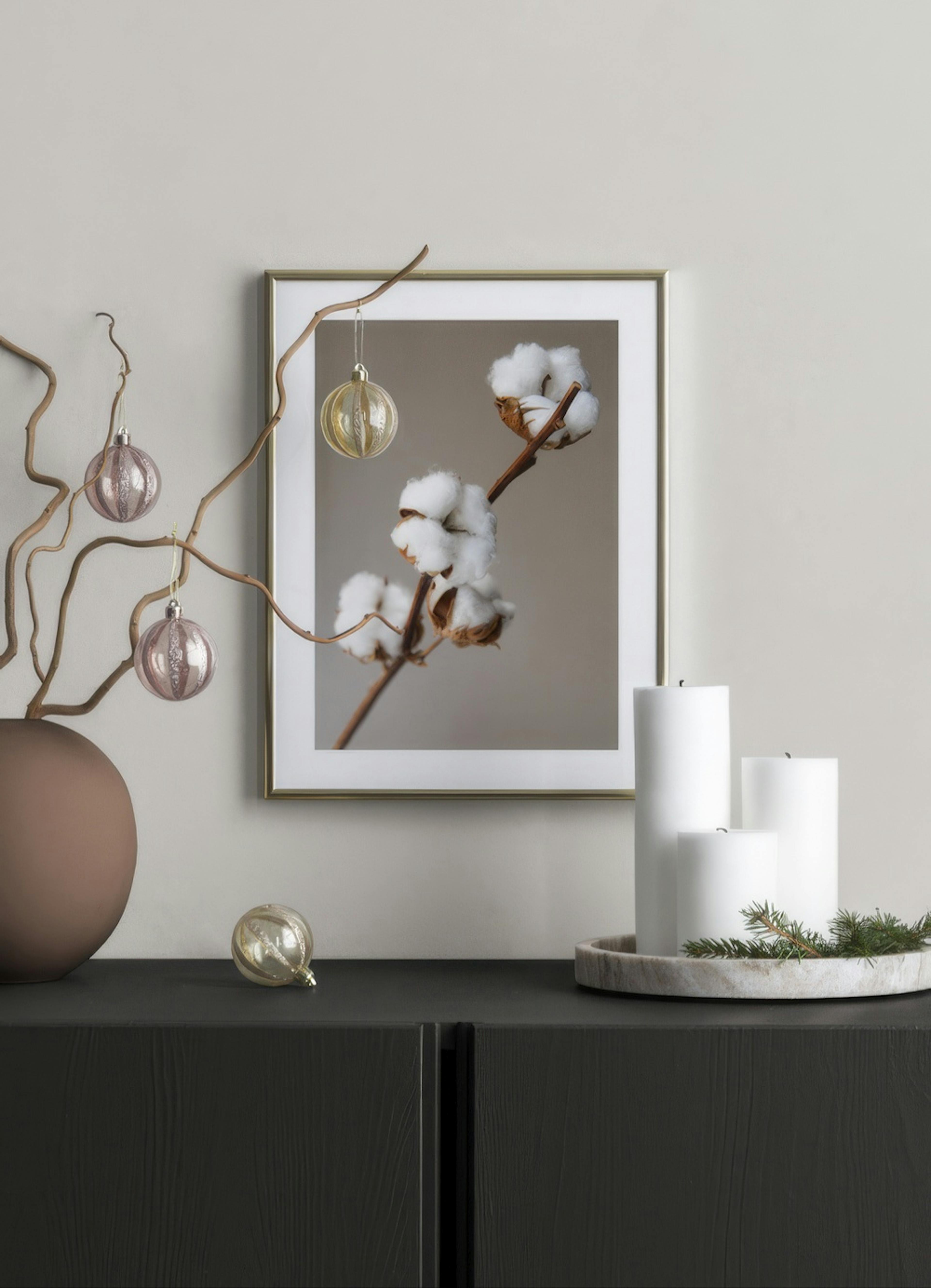 Cotton Flower Poster