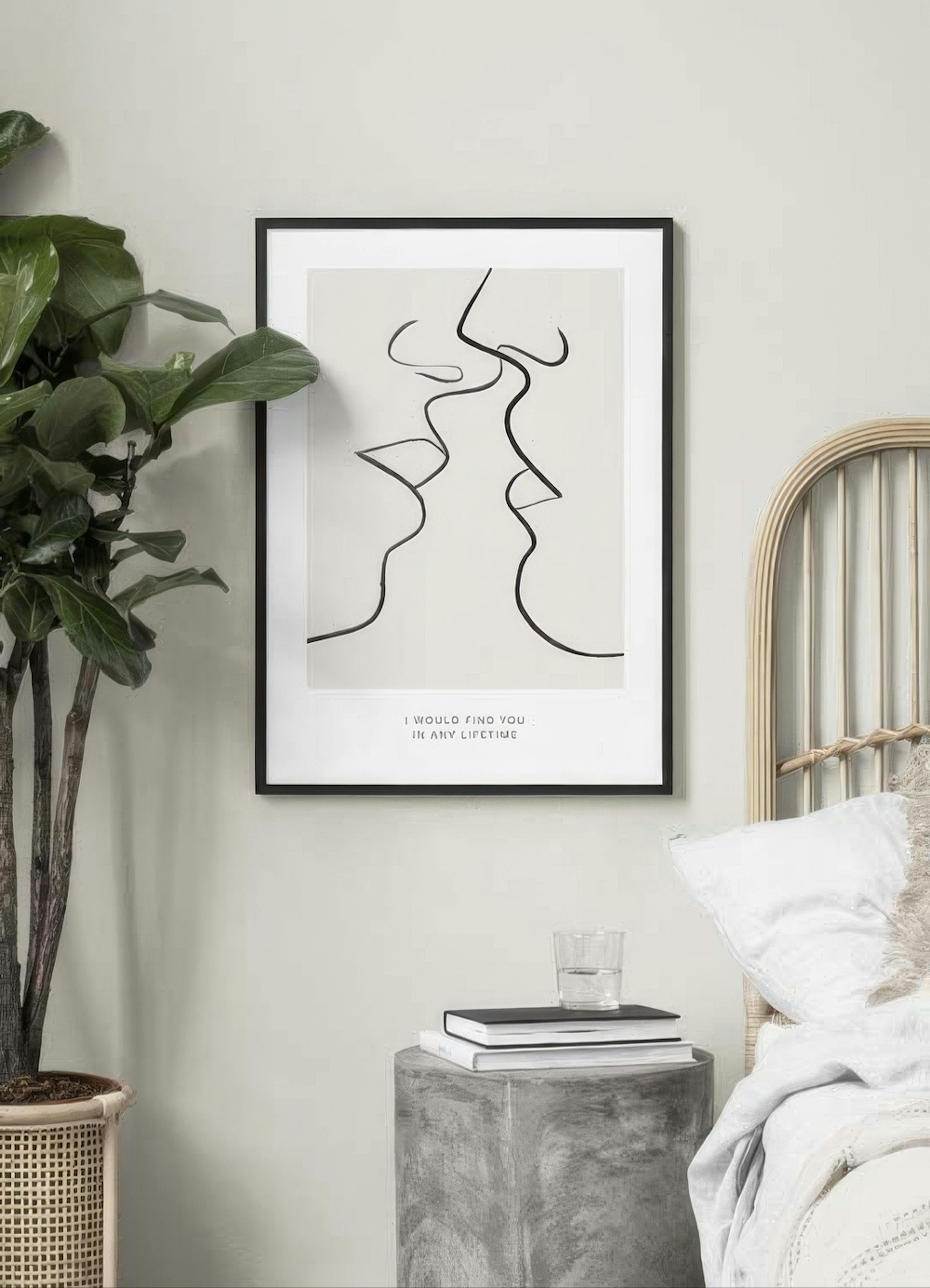 Happy Place Kiss Print