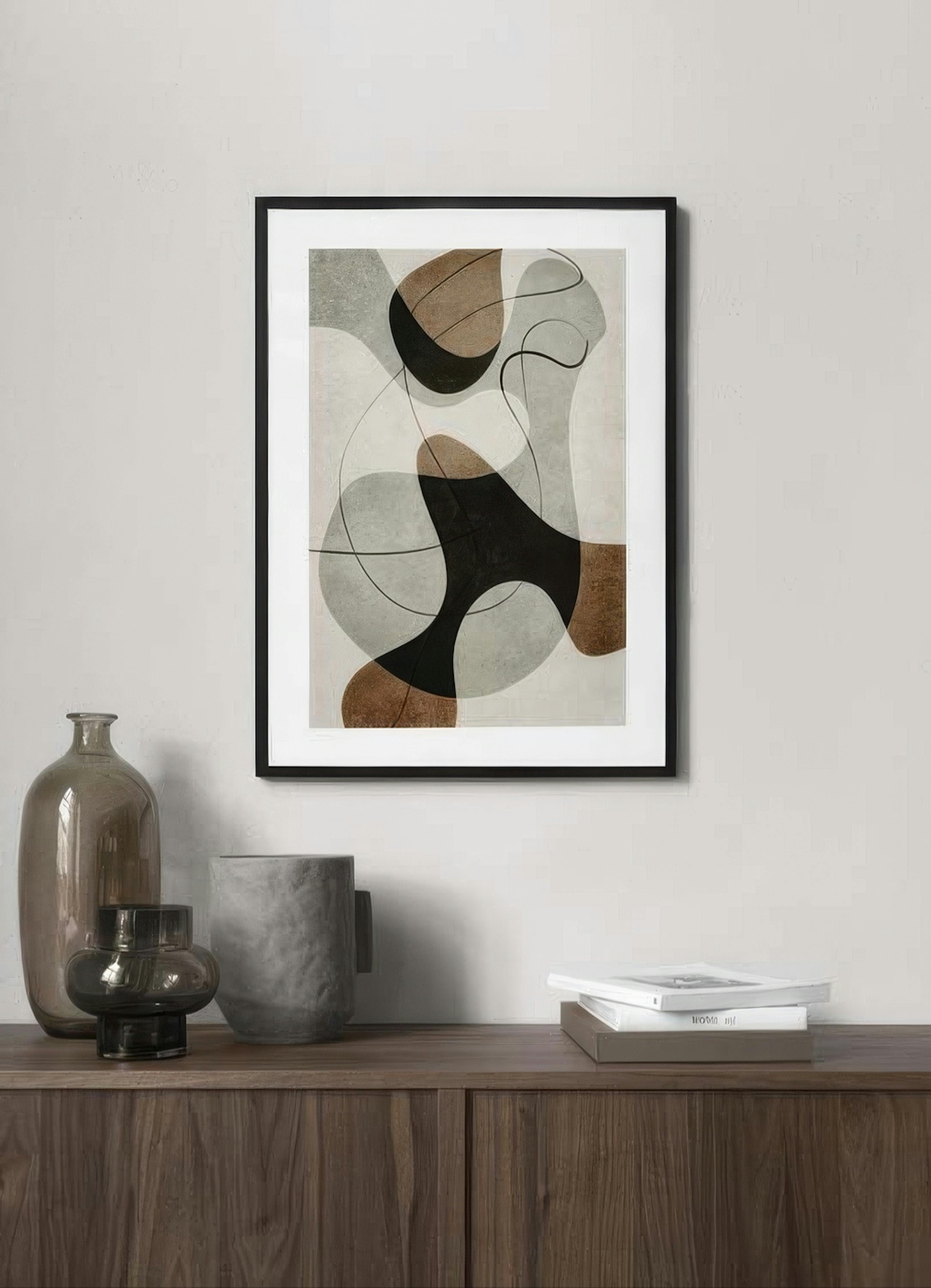 Vivid Shapes No1 Poster
