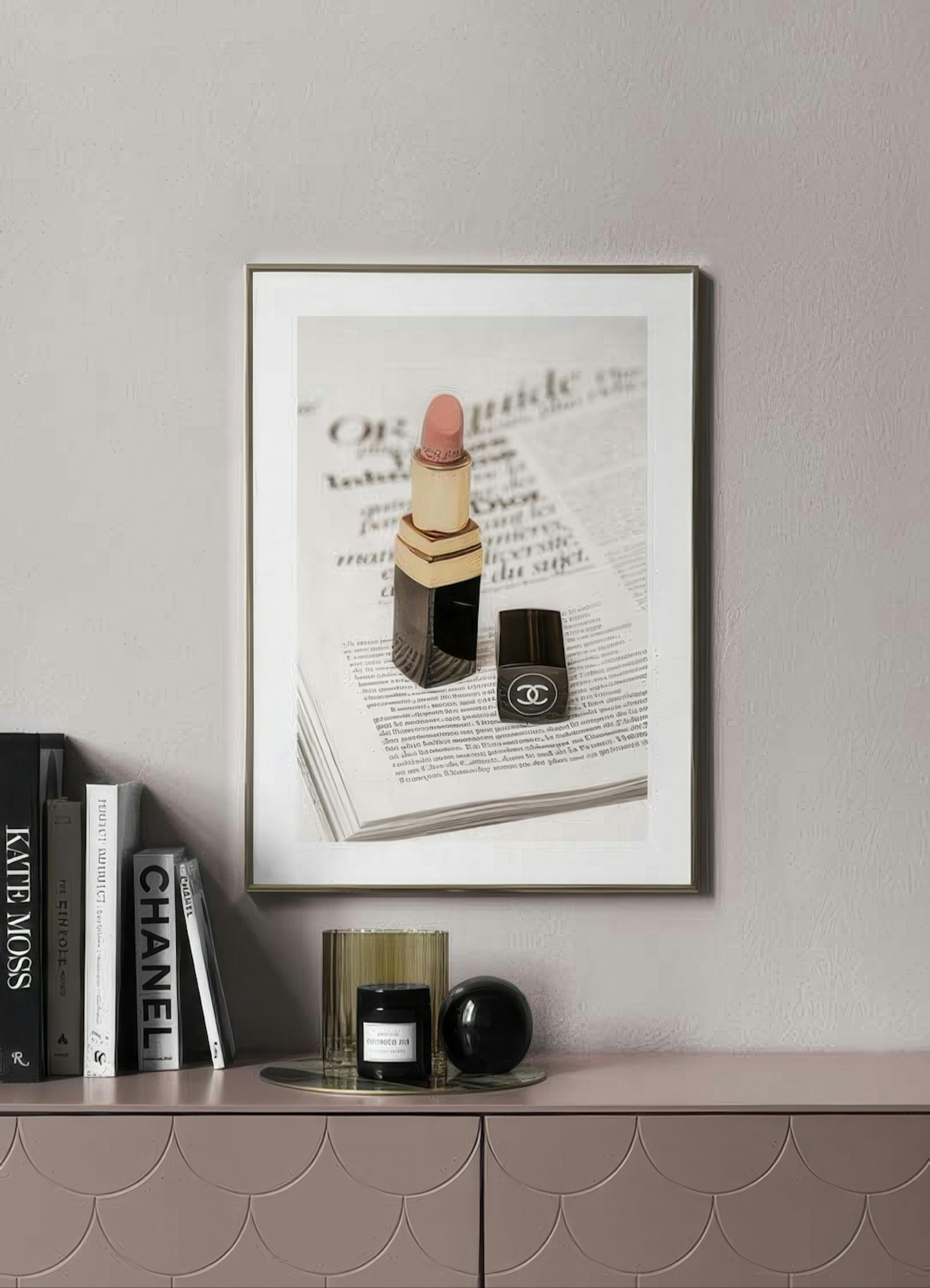 Chanel Lipstick Print