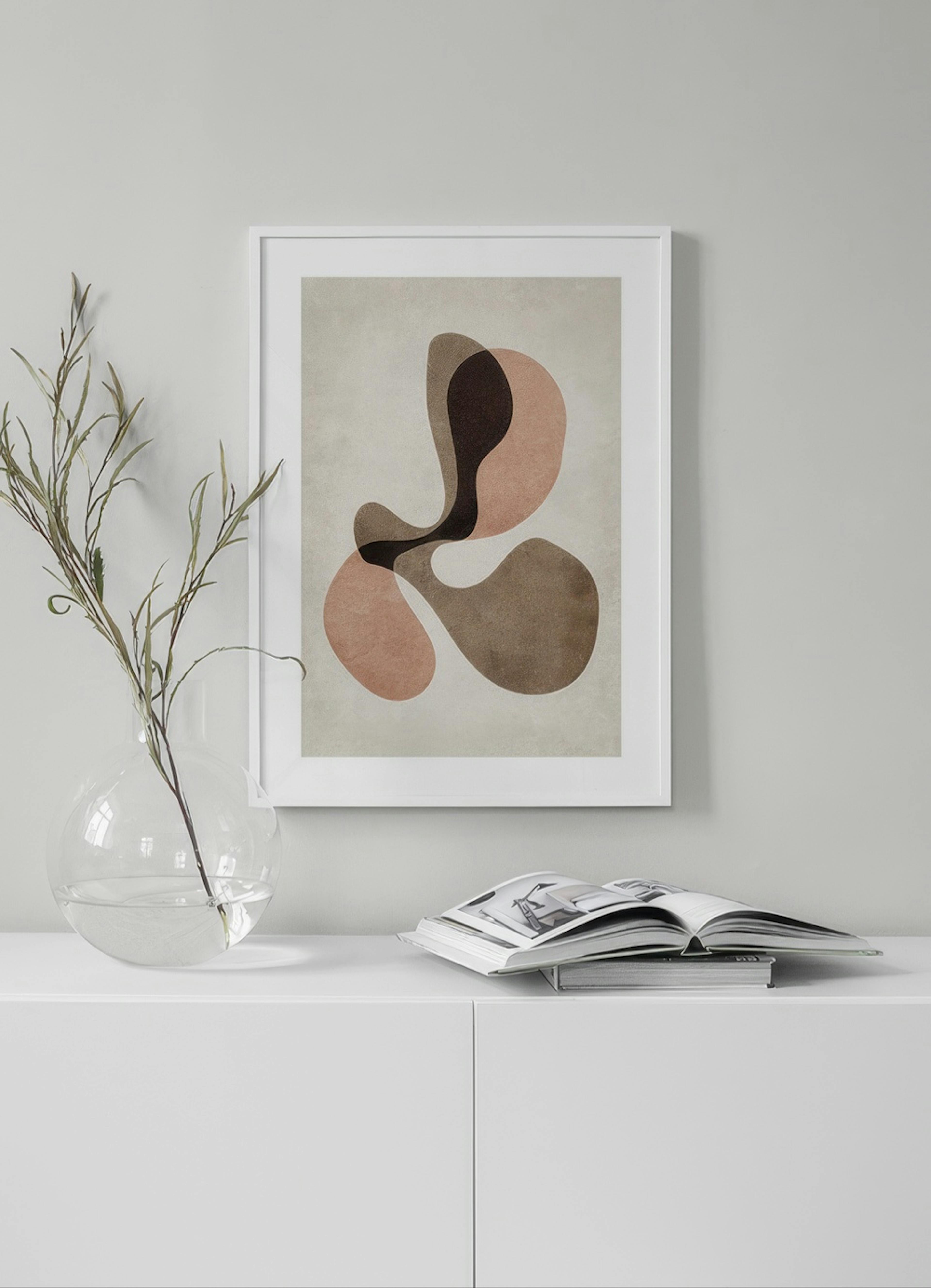 Organic Shapes No2 Poster