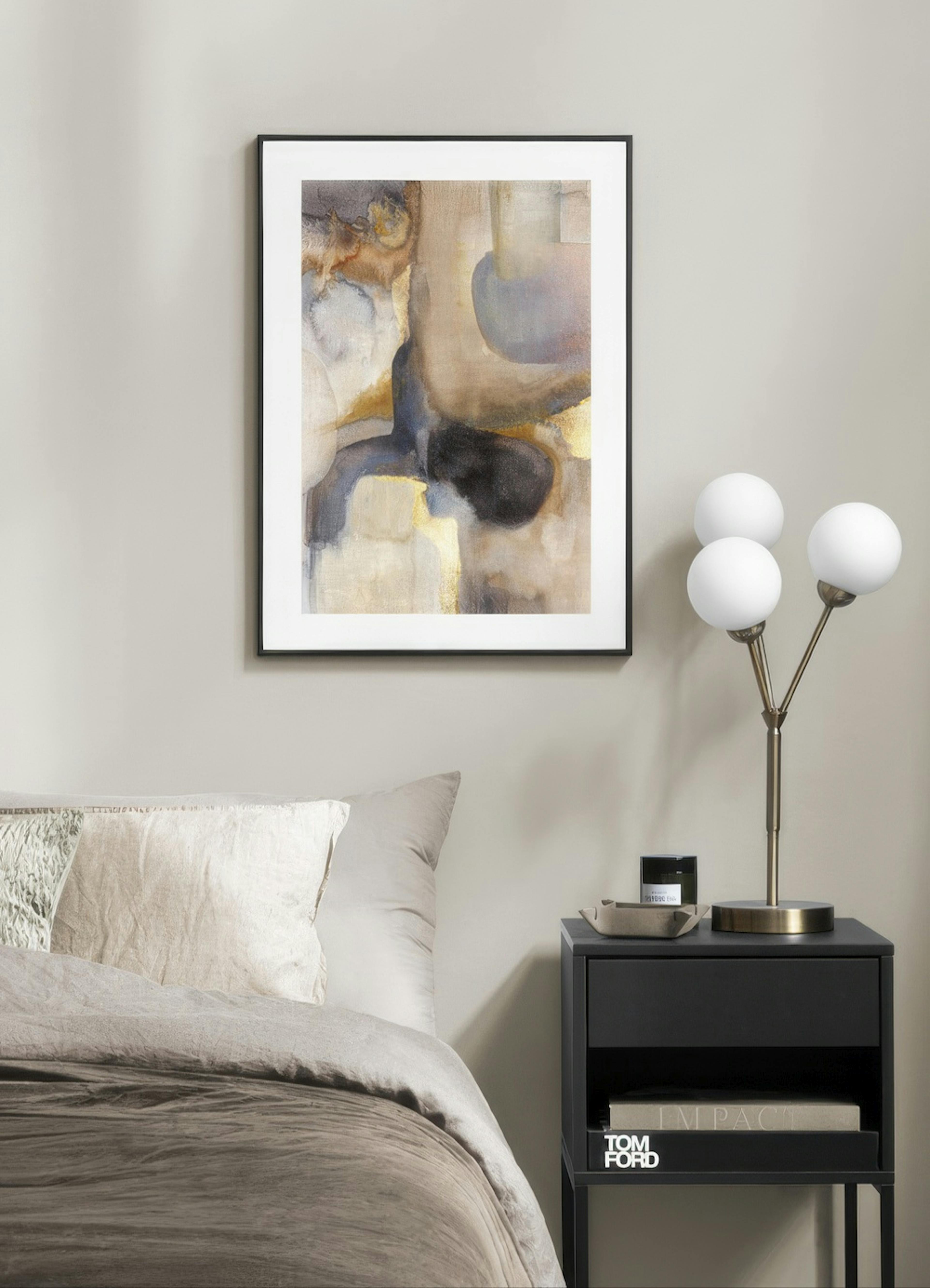 Golden Watercolor No1 포스터