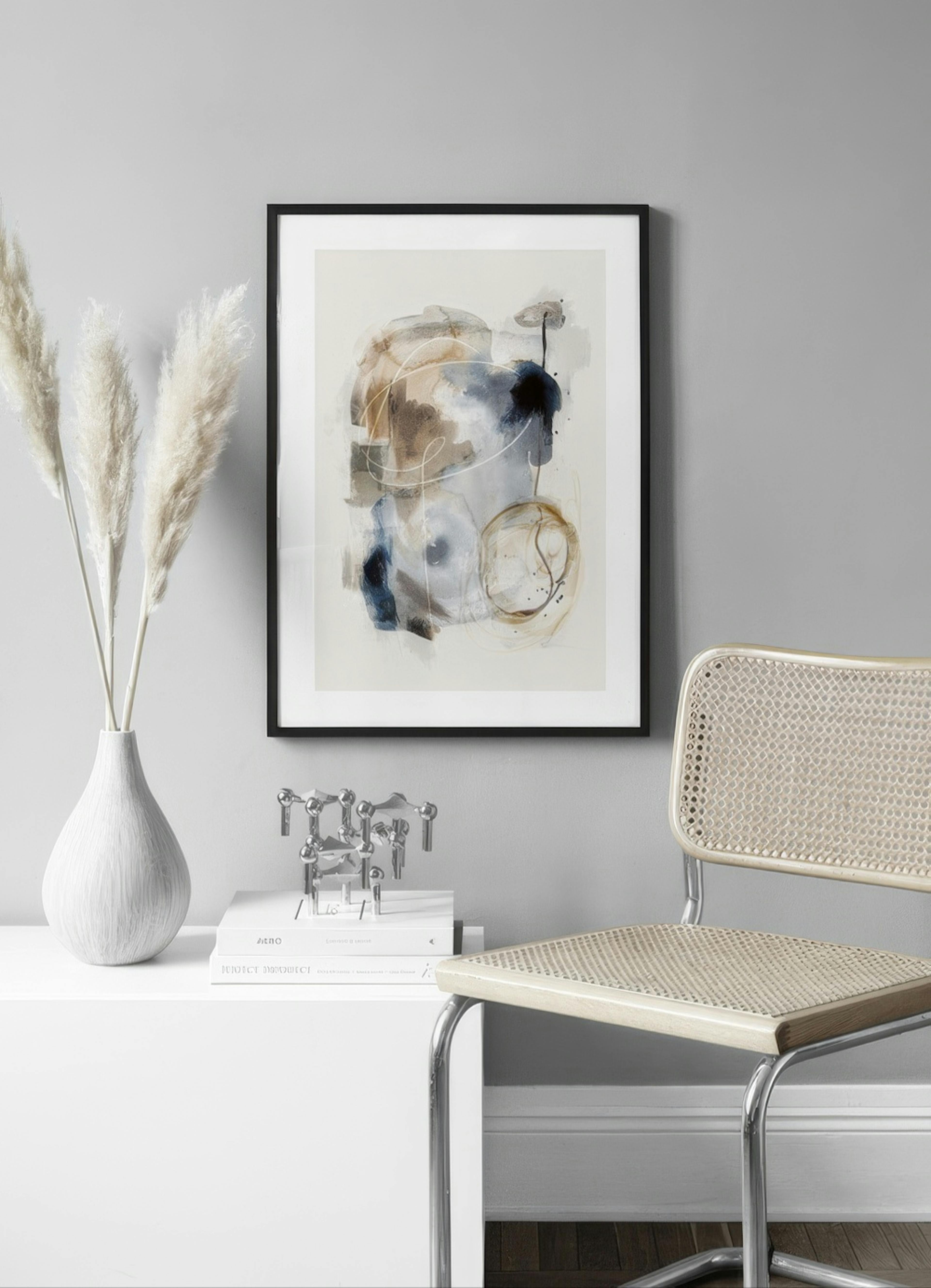 Abstract Watercolor Brushes No1 포스터