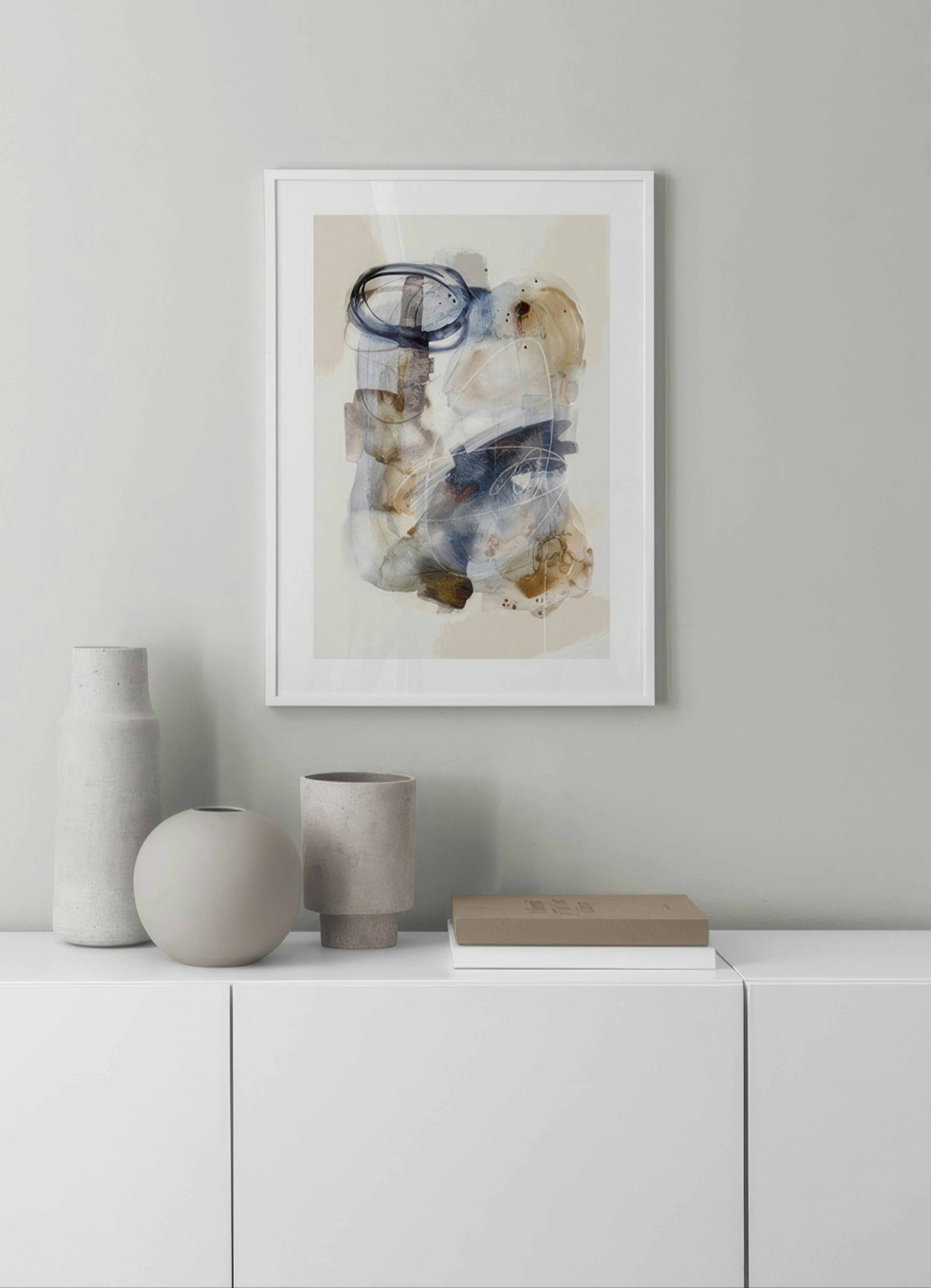 Abstract Watercolor Brushes No2 Print