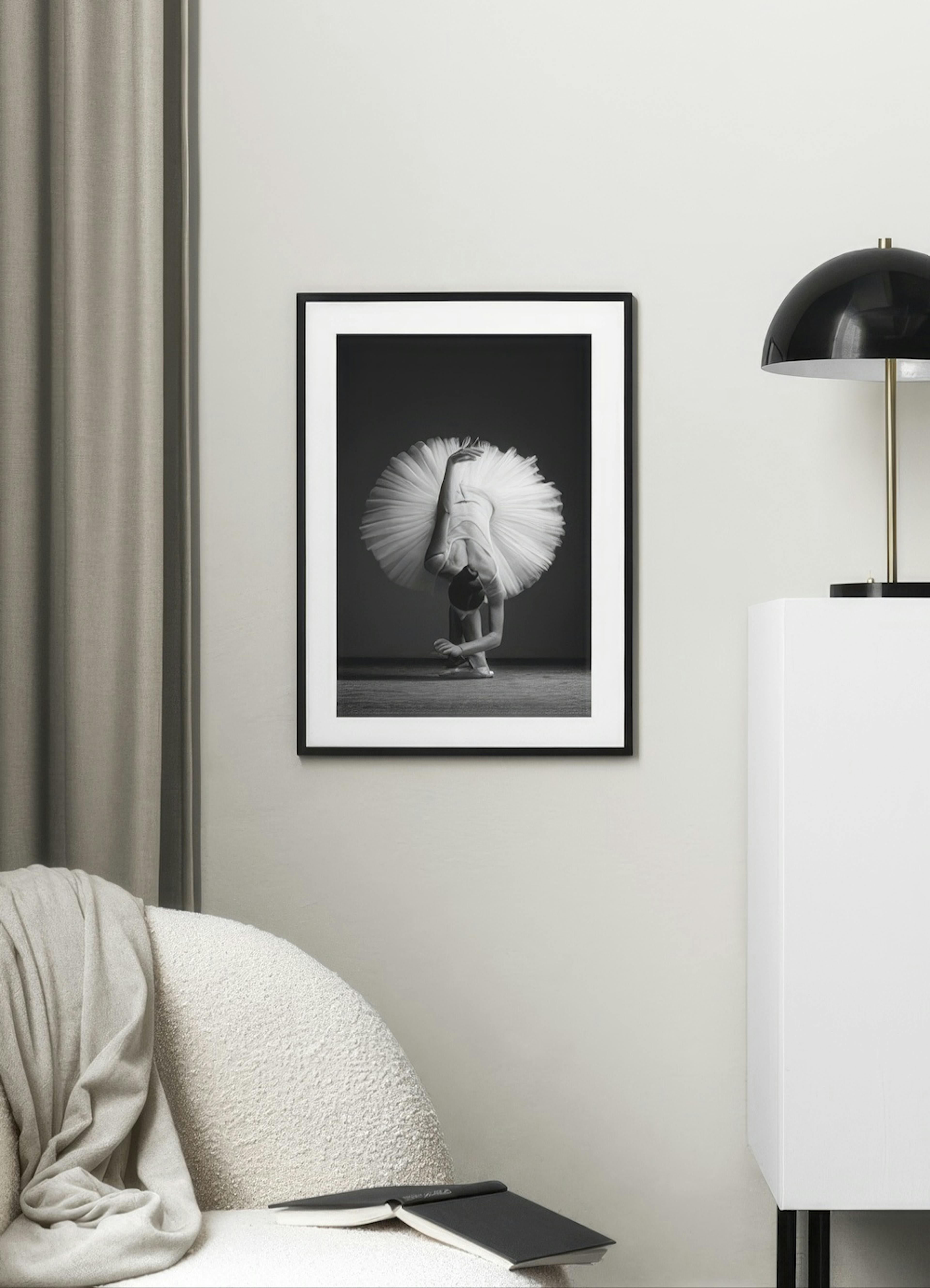Elegant Ballerina Print