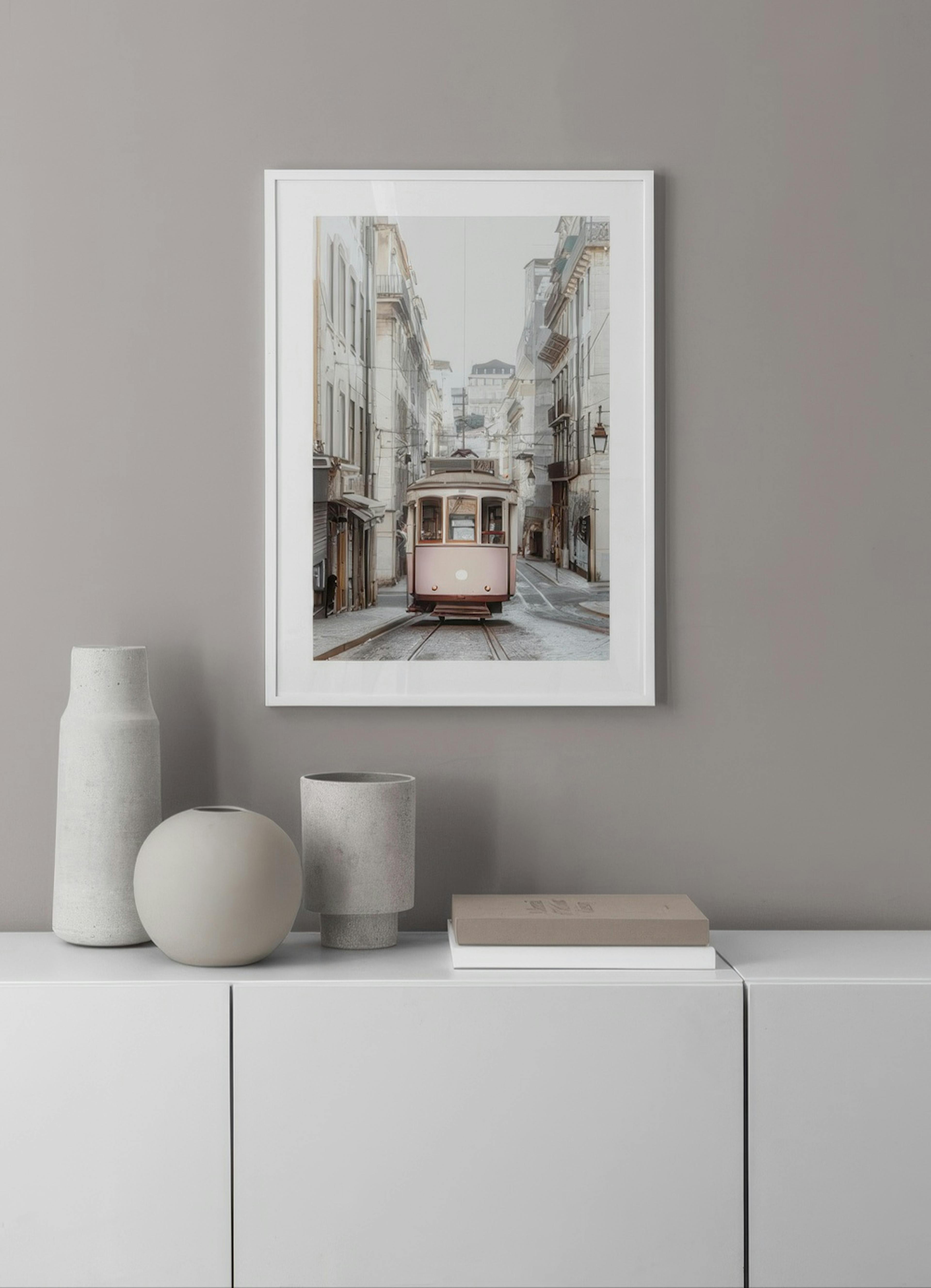 Downtown Tram Print