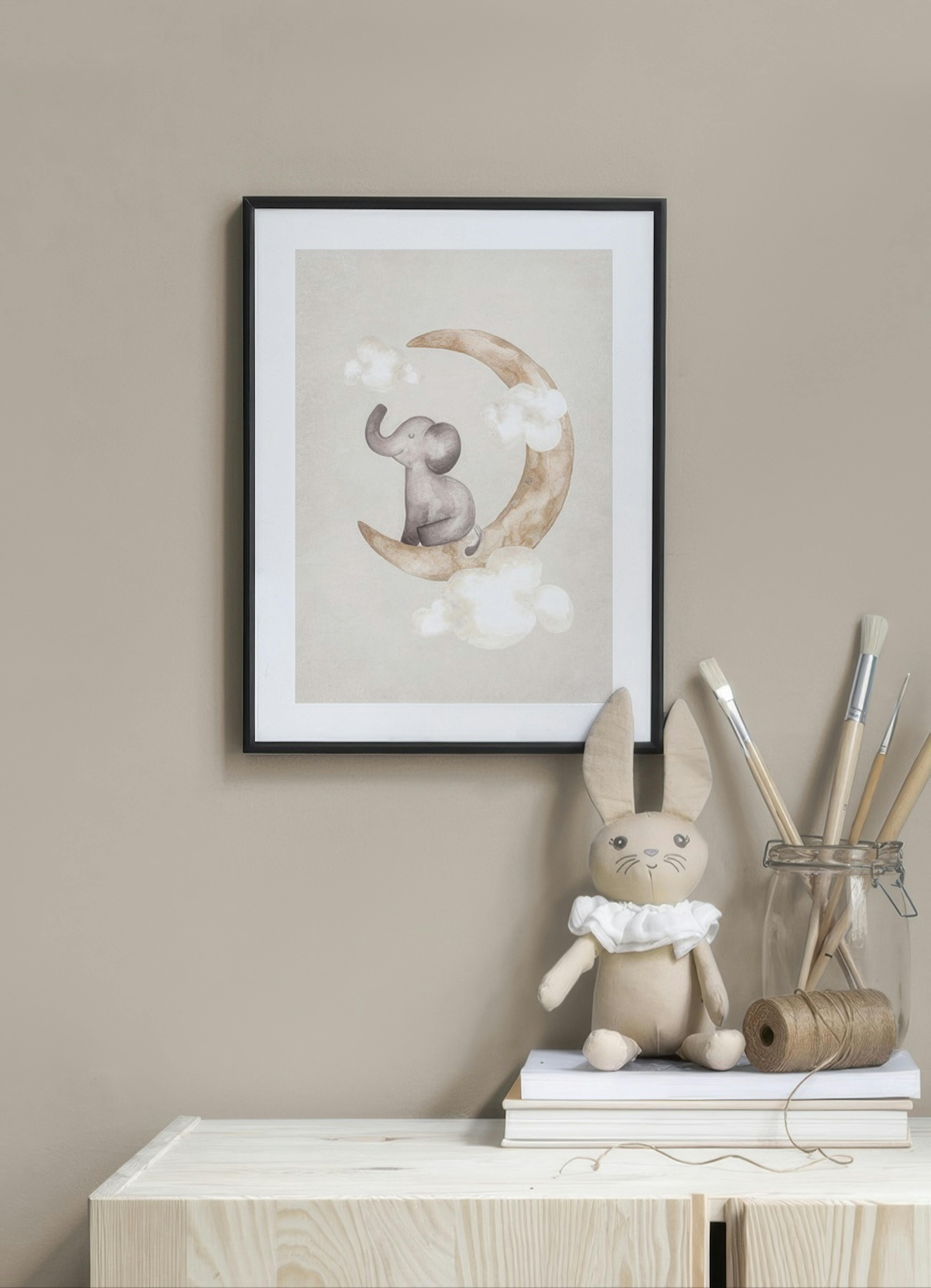 Dreaming Elephant Poster